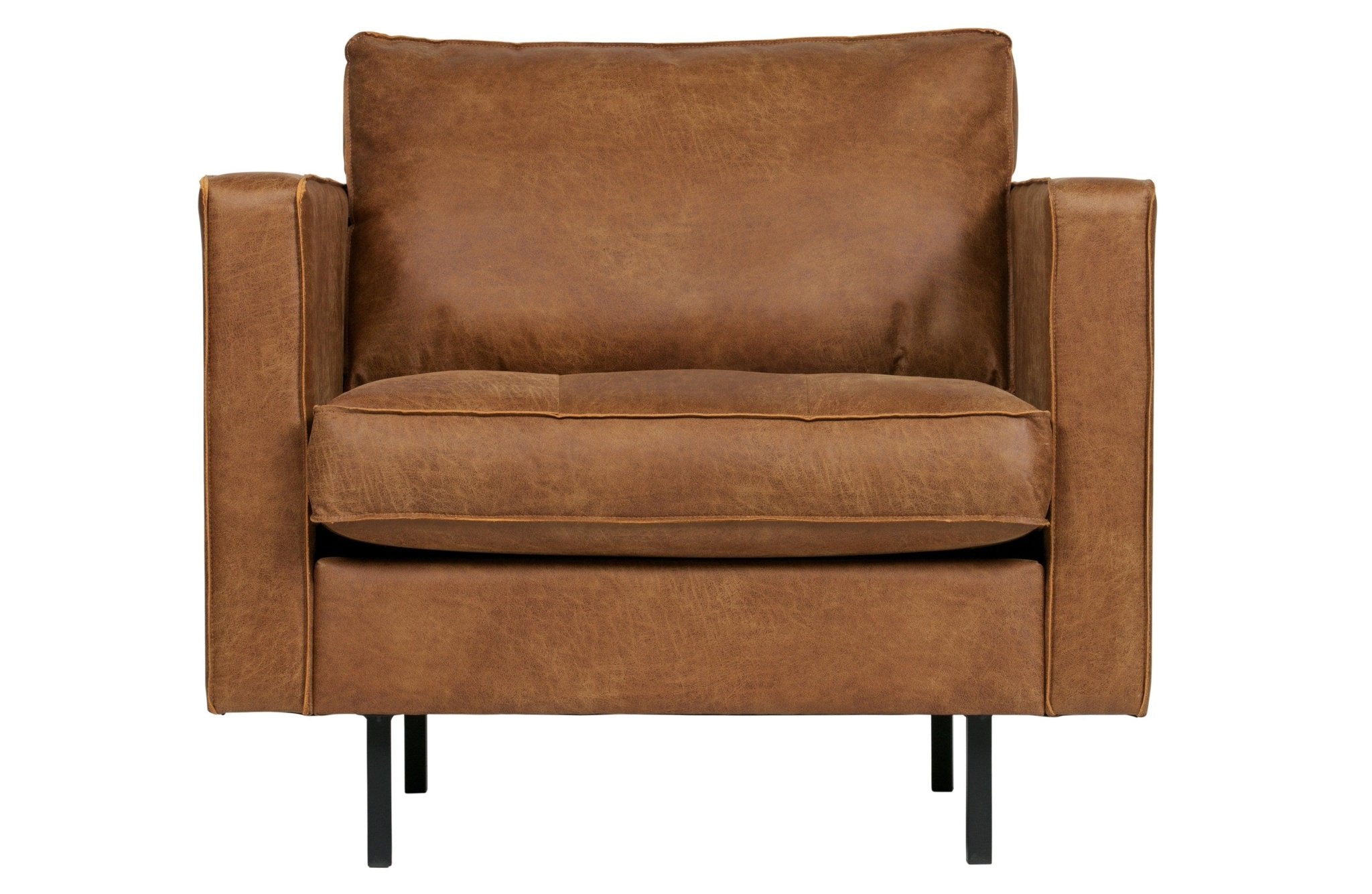 Fotel skórzany RODEO CLASSIC koniakowy Be Pure Eye on Design
