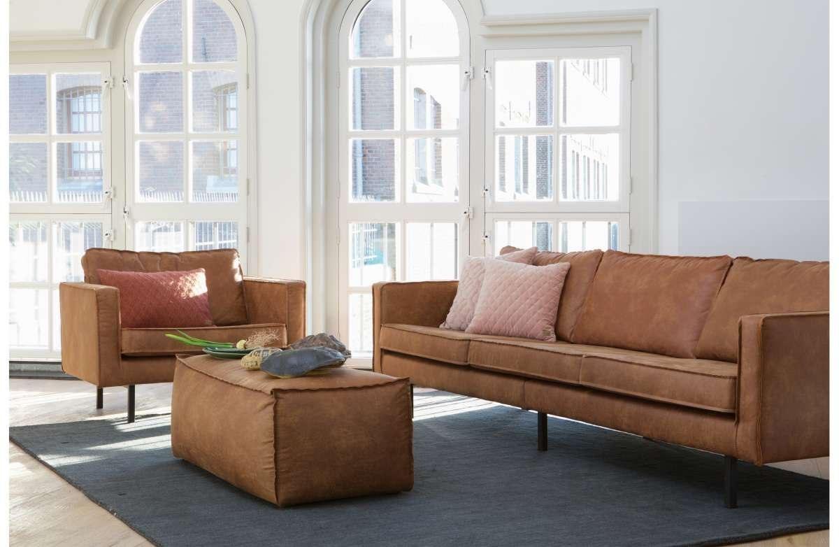 Fotel skórzany RODEO CLASSIC koniakowy Be Pure Eye on Design