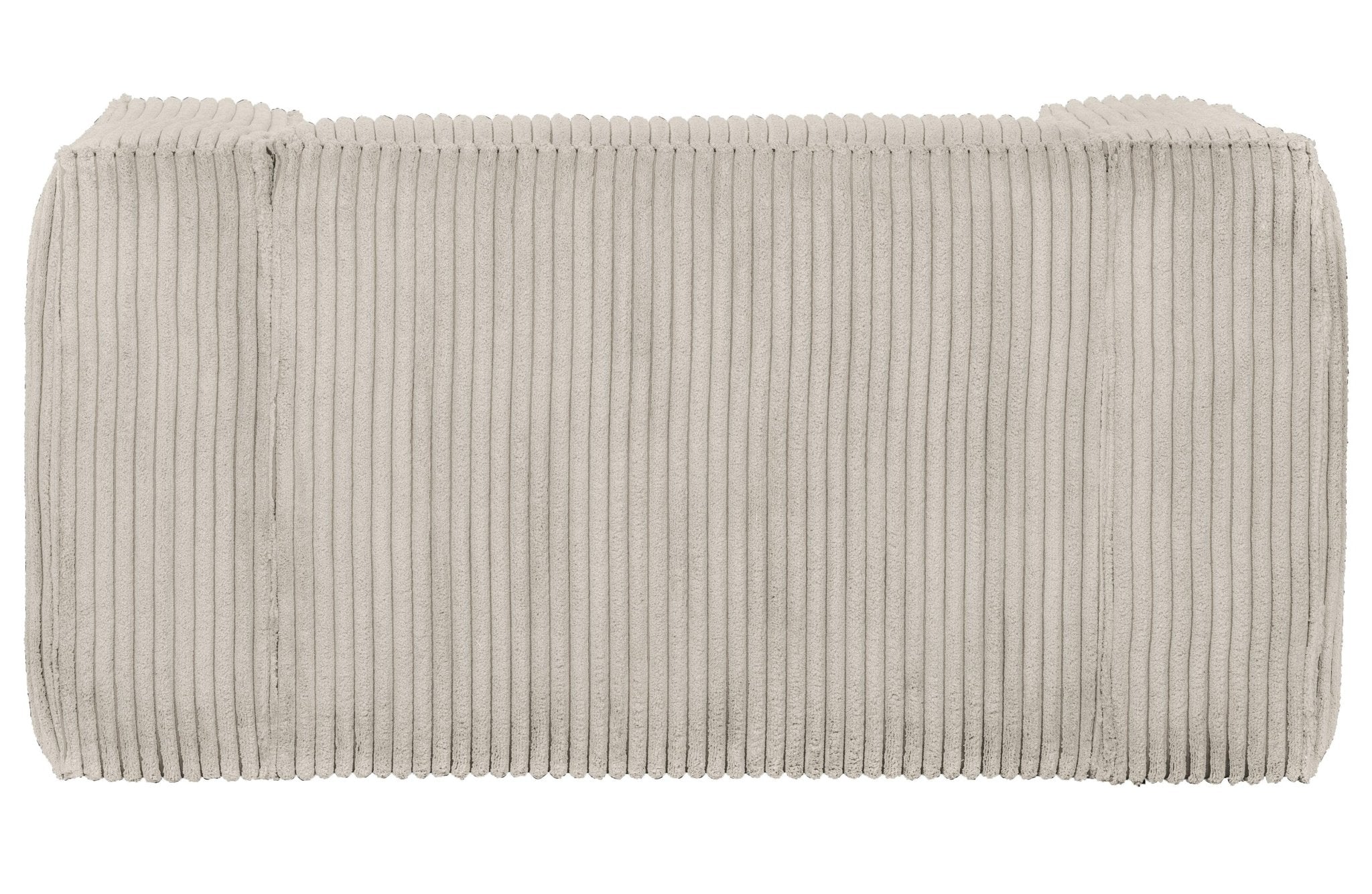 Fotel sztruksowy BEAN RIB jasnobeżowy Woood Exclusive Eye on Design