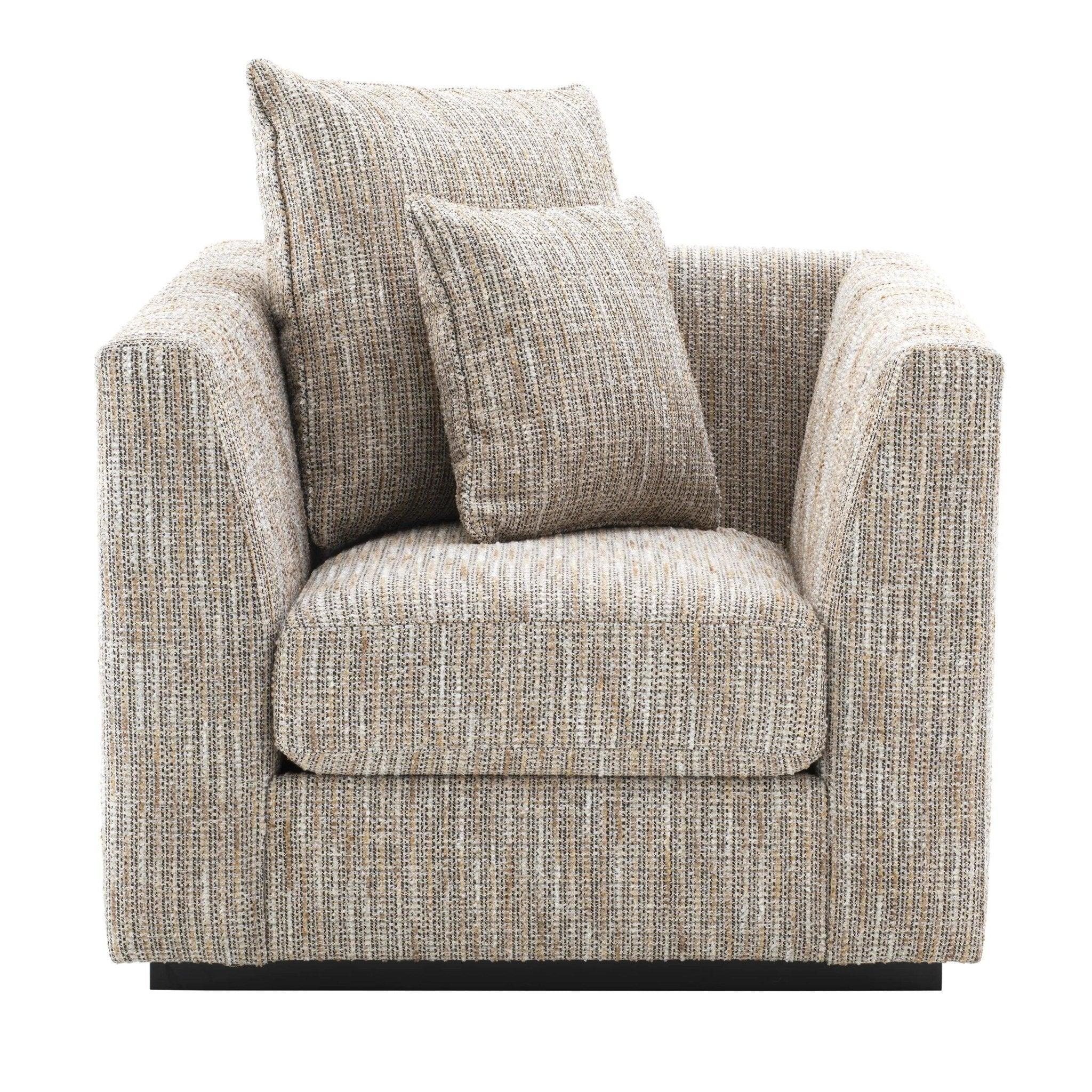 Fotel TAYLOR beżowoszary Eichholtz Eye on Design