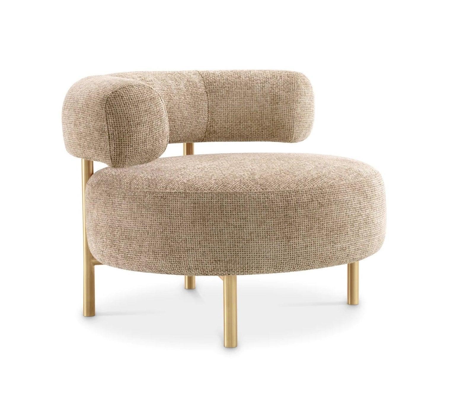 Fotel THOMPSON ciemnobeżowy Eichholtz Eye on Design