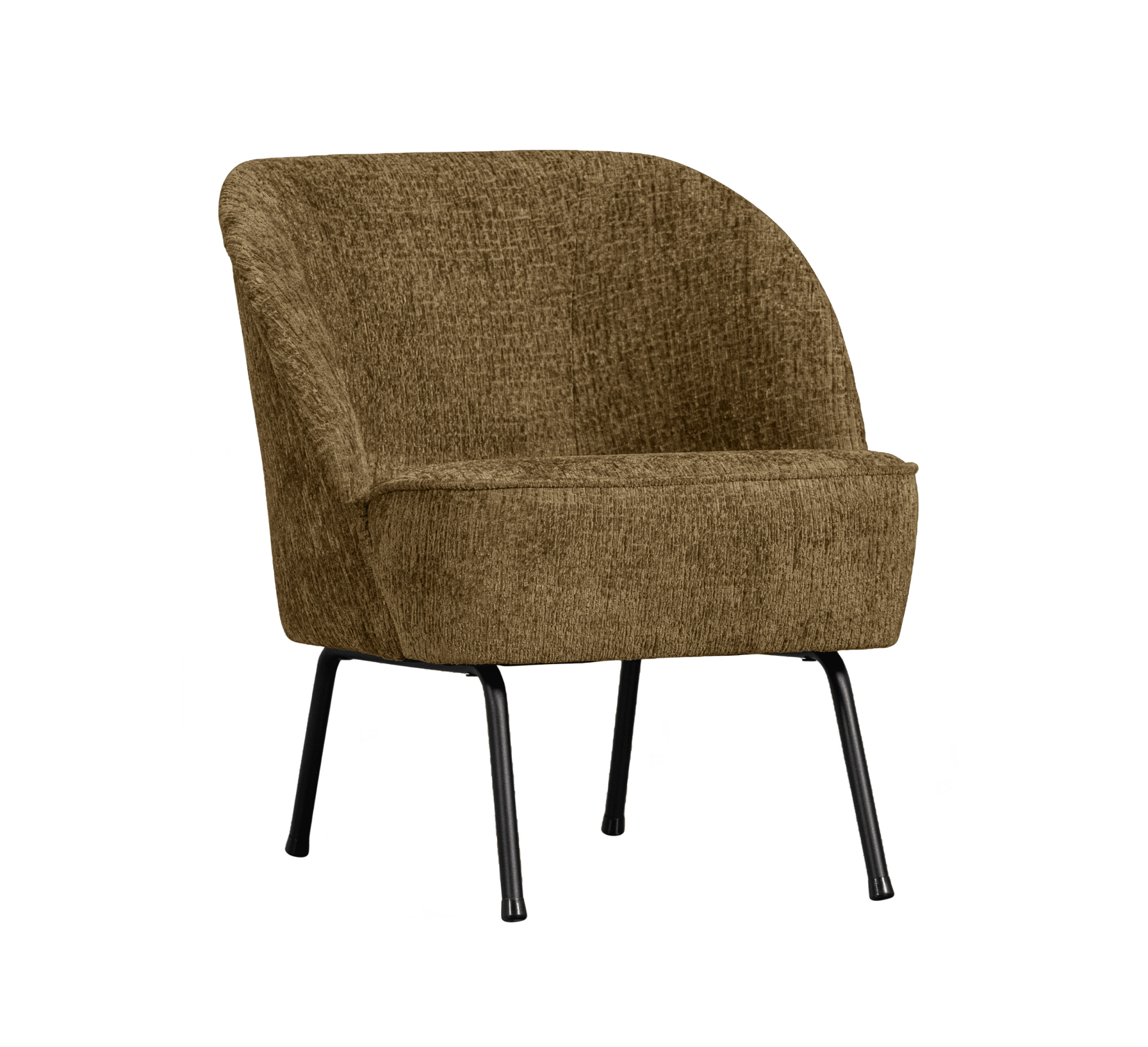 Fotel welurowy VOGUE STRUCTURE brązowy Be Pure Eye on Design