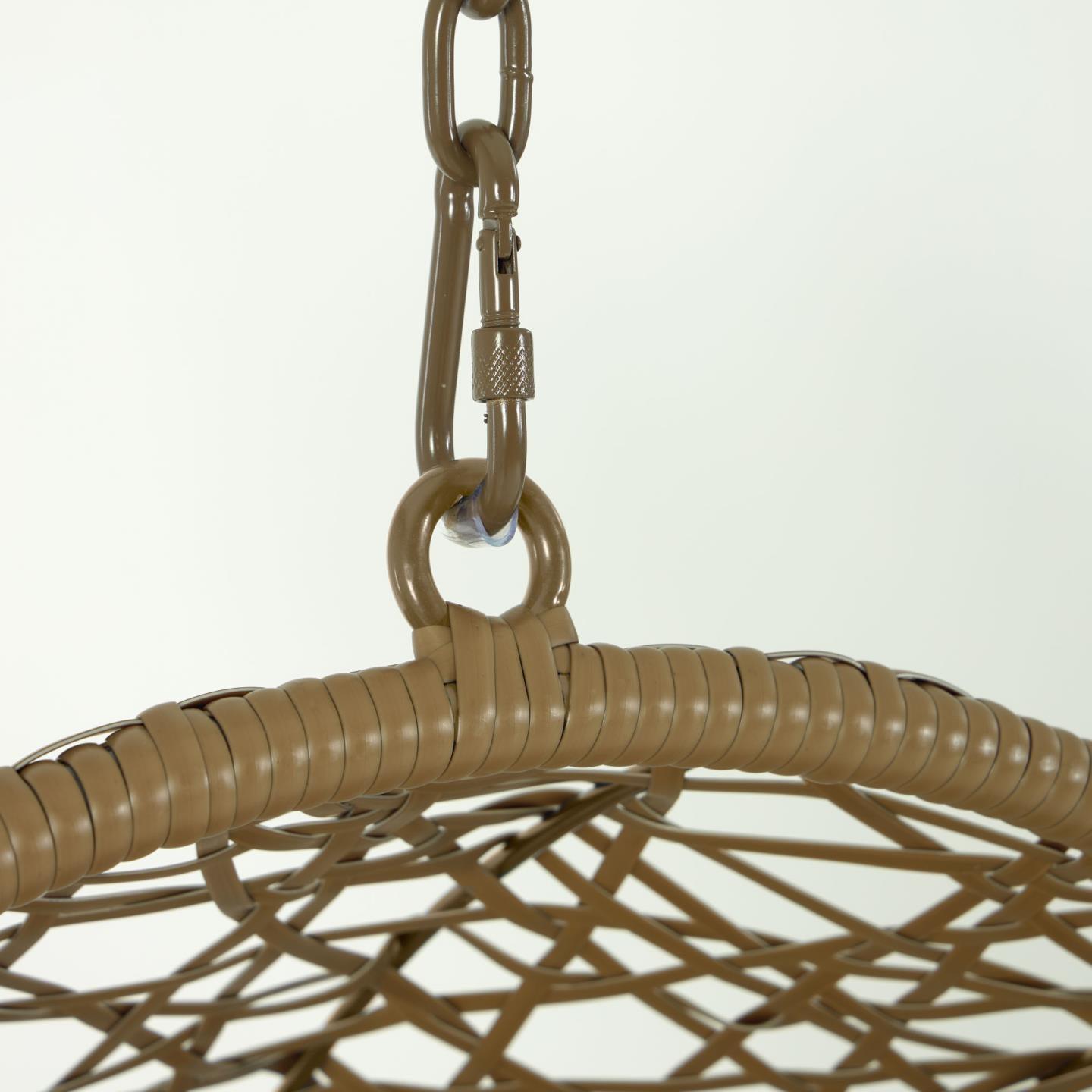 Fotel wiszący FLORINA brązowy La Forma Eye on Design