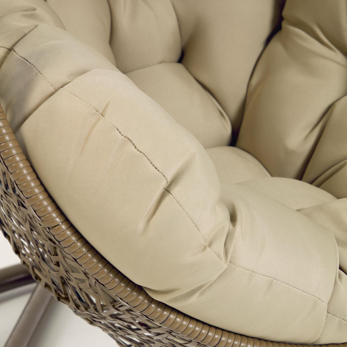 Fotel wiszący FLORINA brązowy La Forma Eye on Design