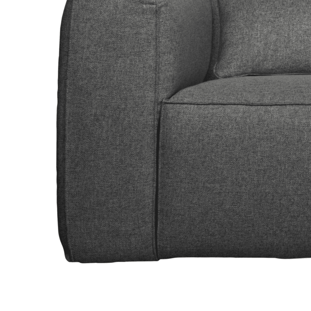 Fotel z poduszką BEAN szary Woood Exclusive Eye on Design