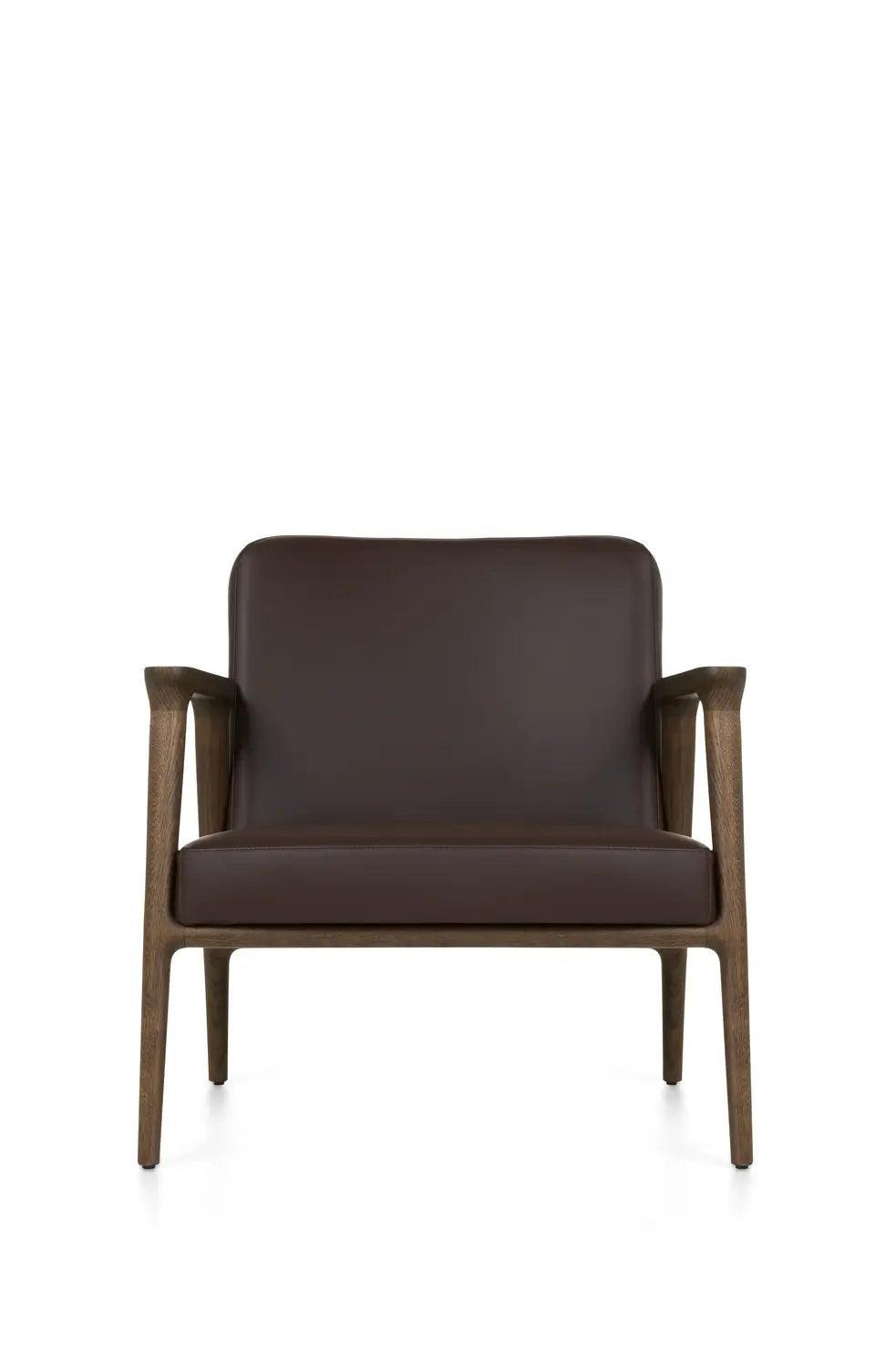 Fotel ZIO drewno dębowe do salonu – Moooi