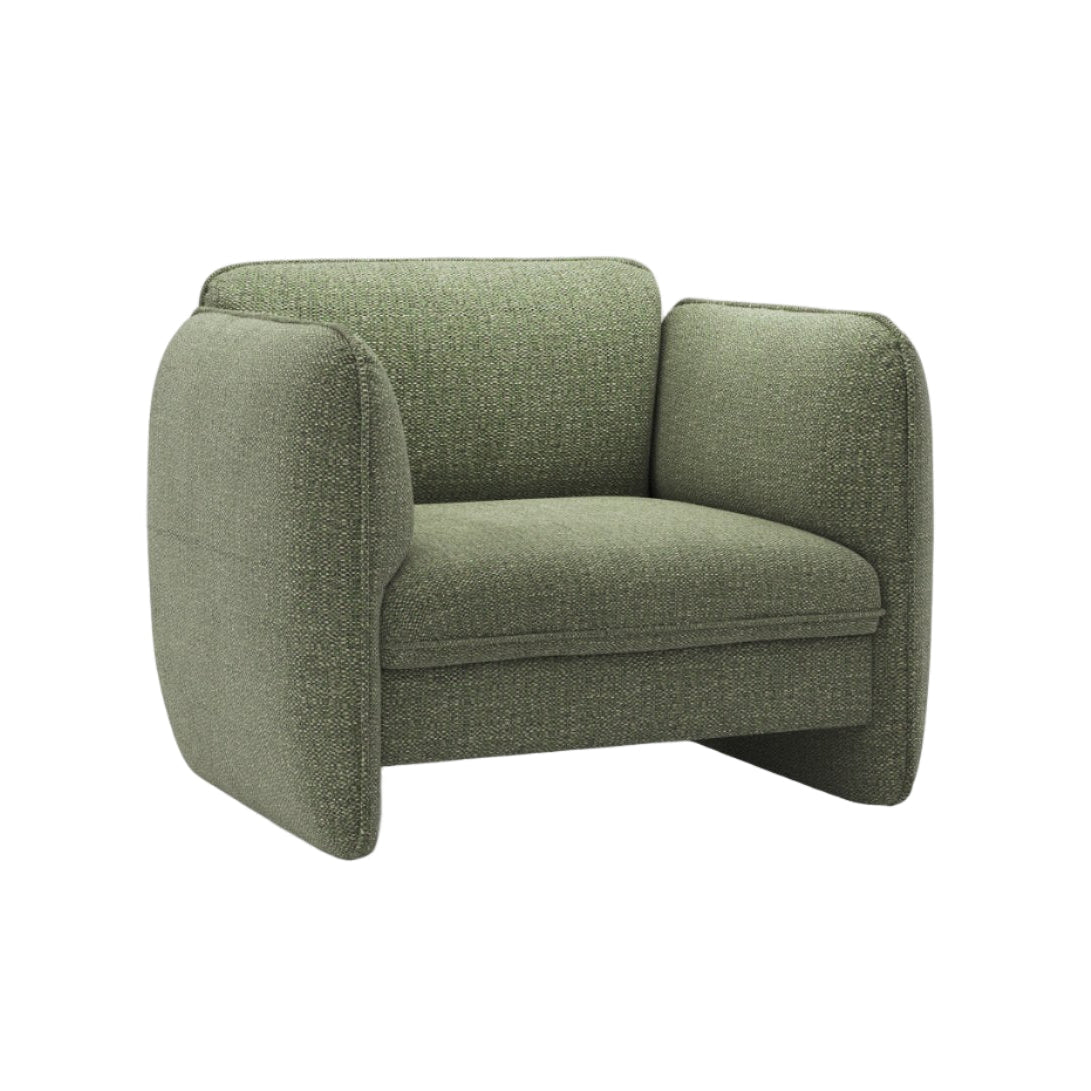 Sessel GEORGIA grün Chenille