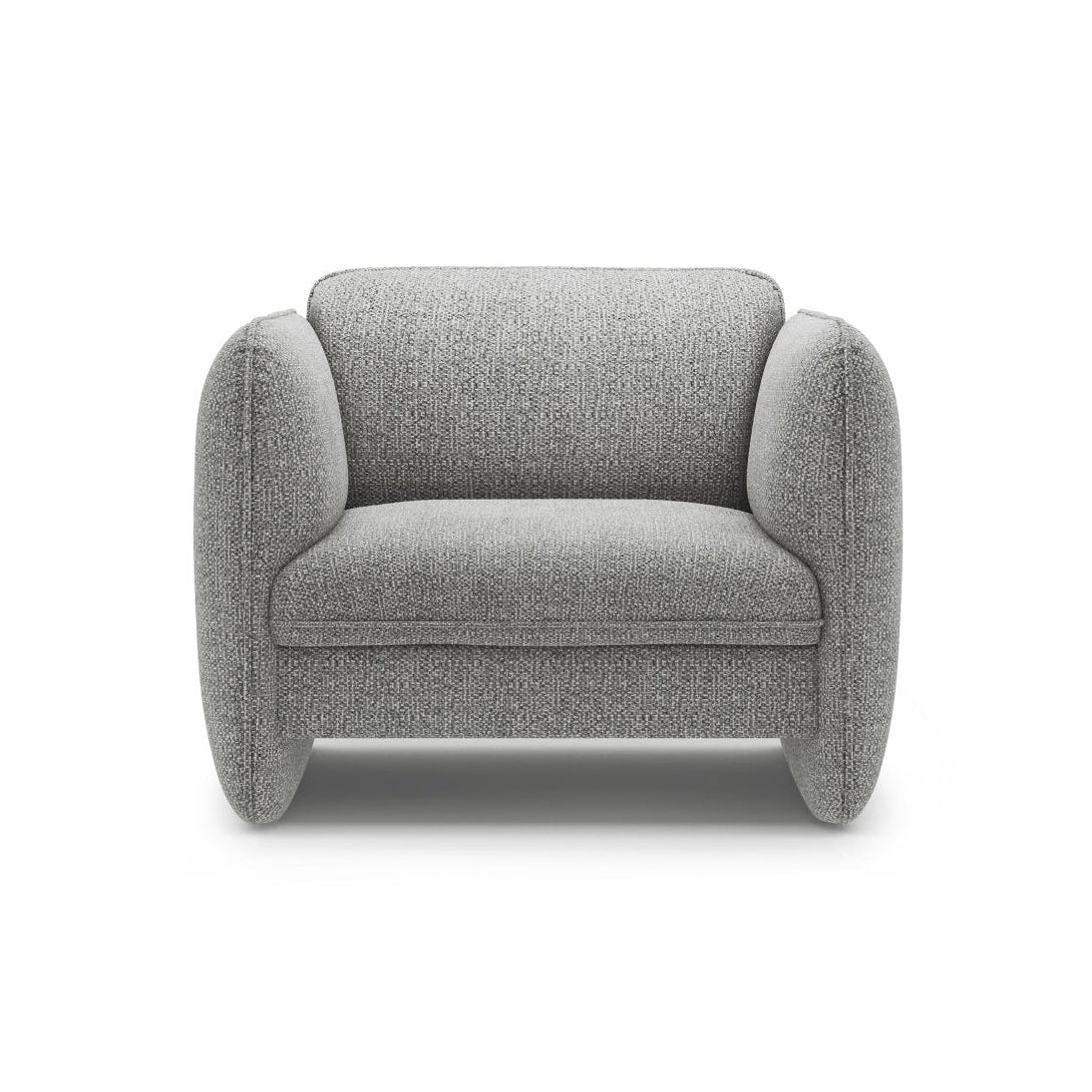 Sessel GEORGIA graues Chenille