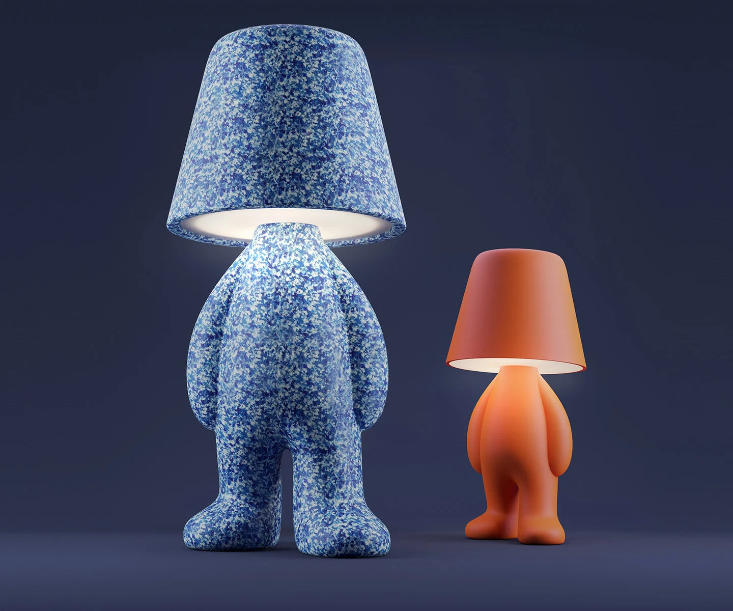 BIGGER BROTHER Lampe blau mix