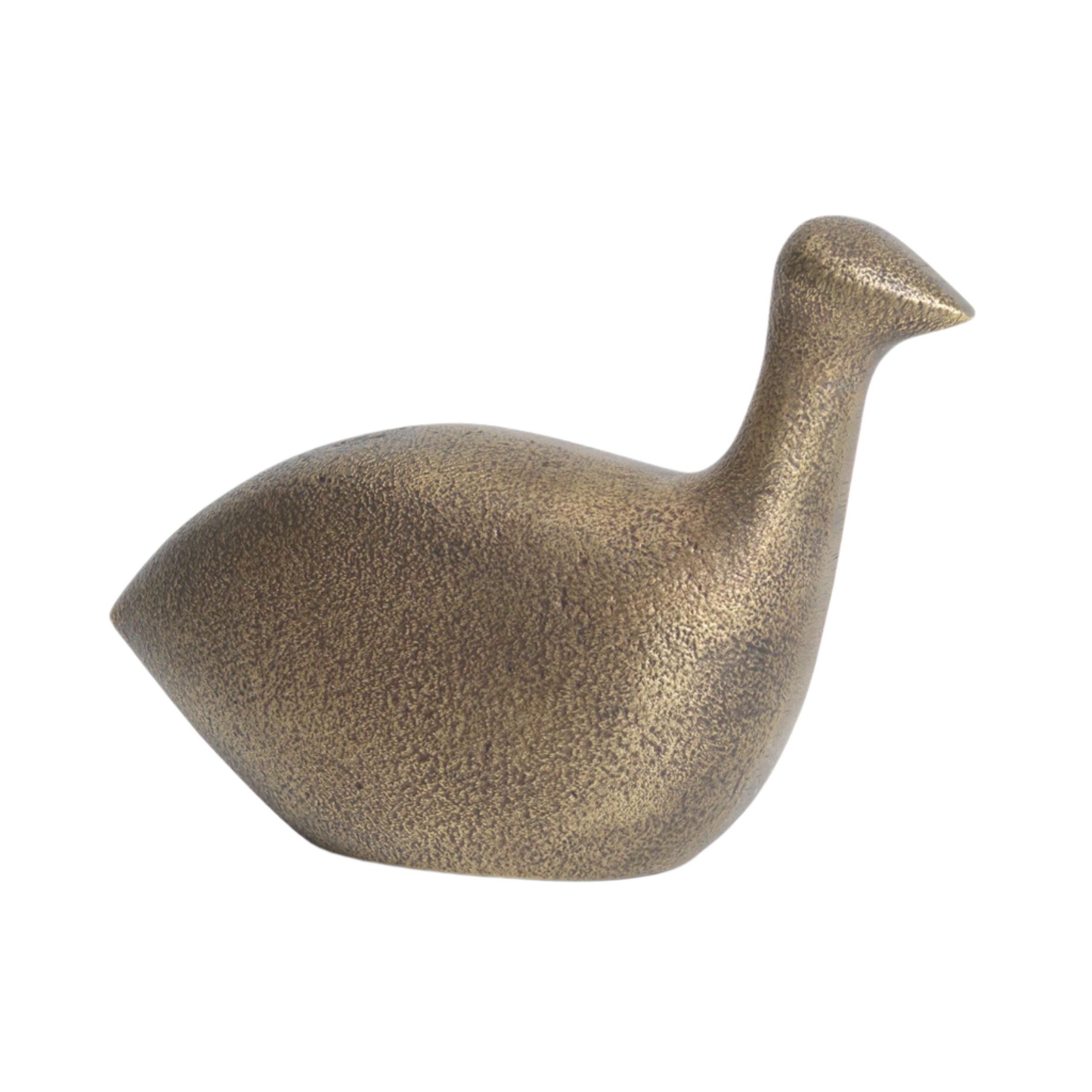 COOT PAPER WEIGHT antique gold paperweight