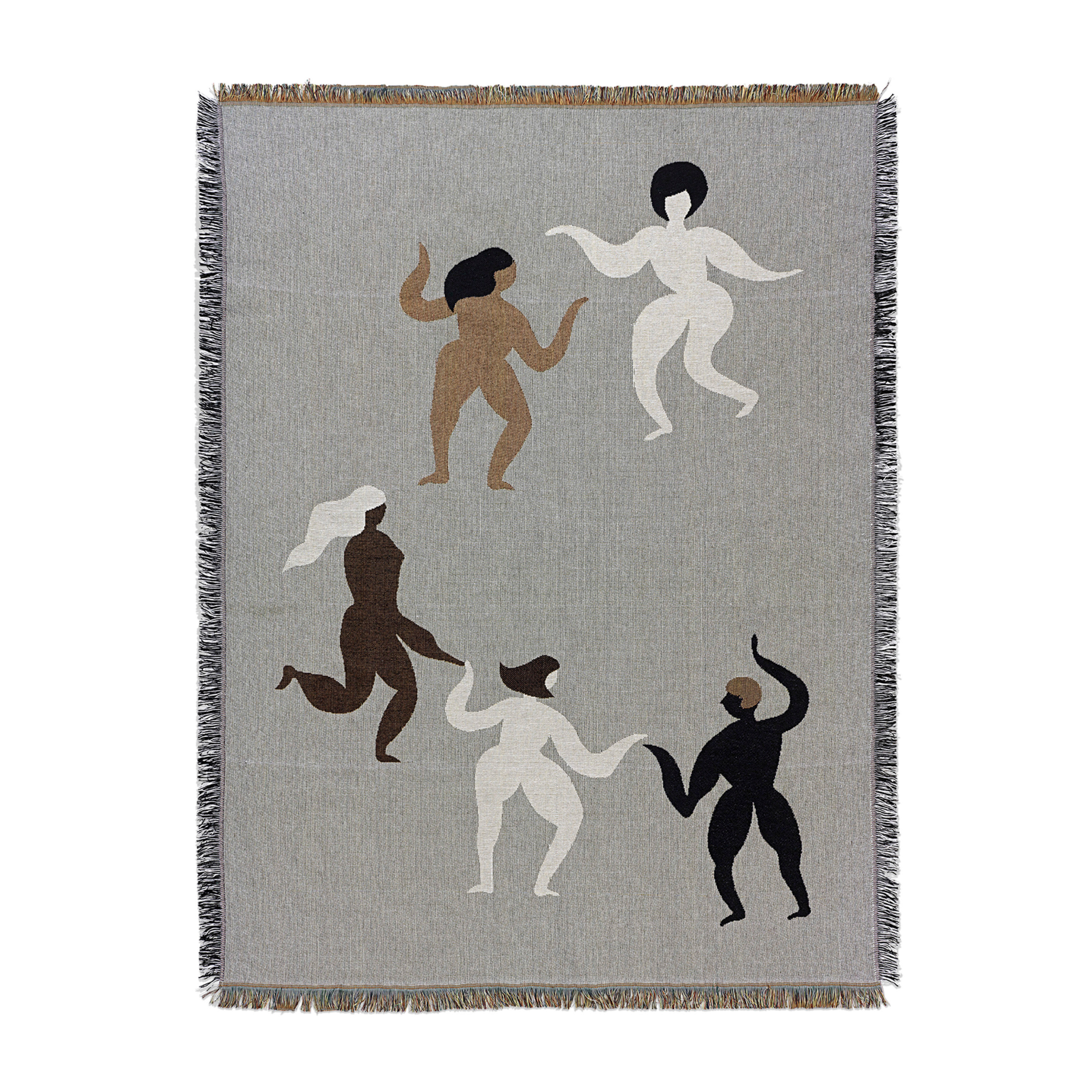 FREE TAPESTRY bedspread light gray with brown