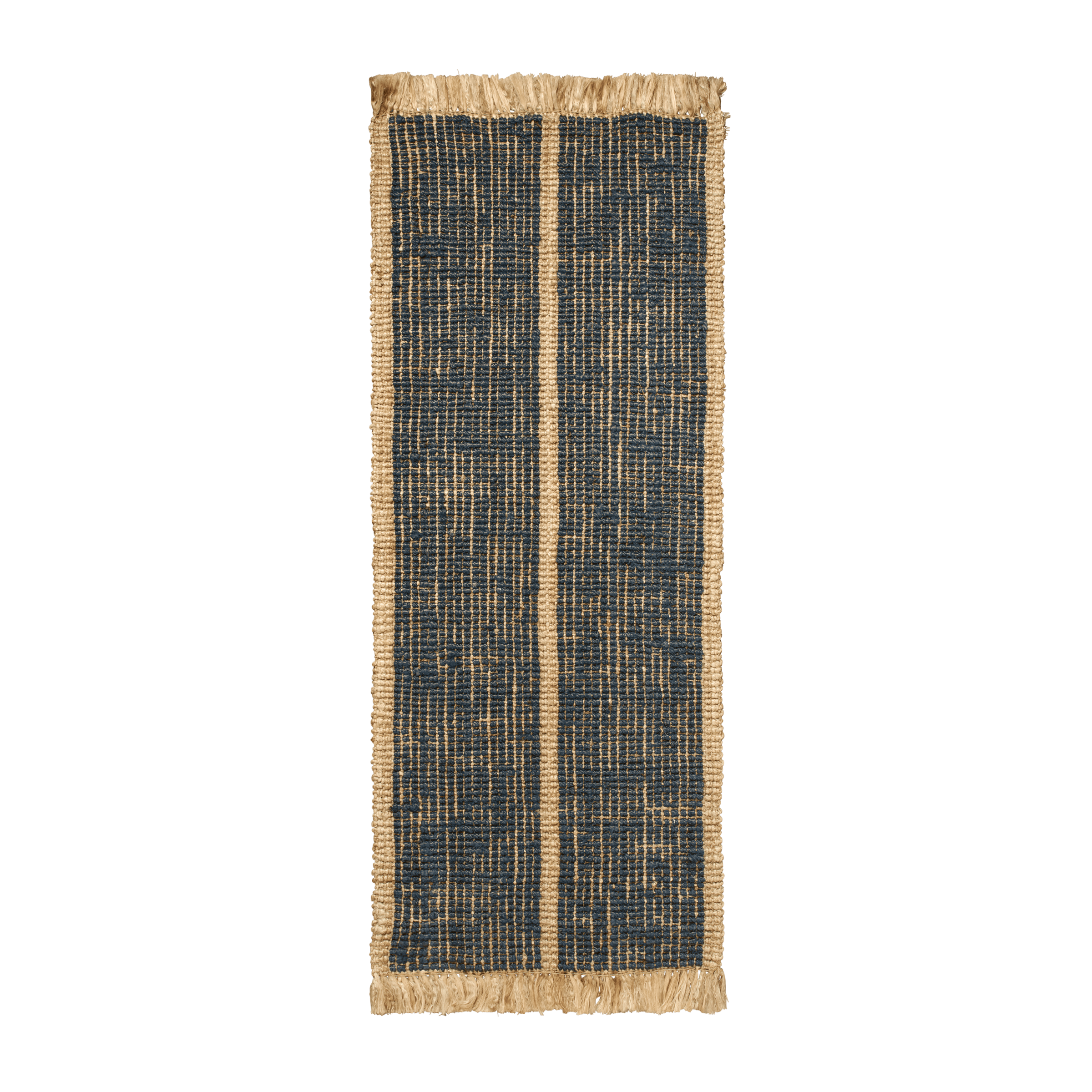 ATHENS STRIPES brown with dark blue runner