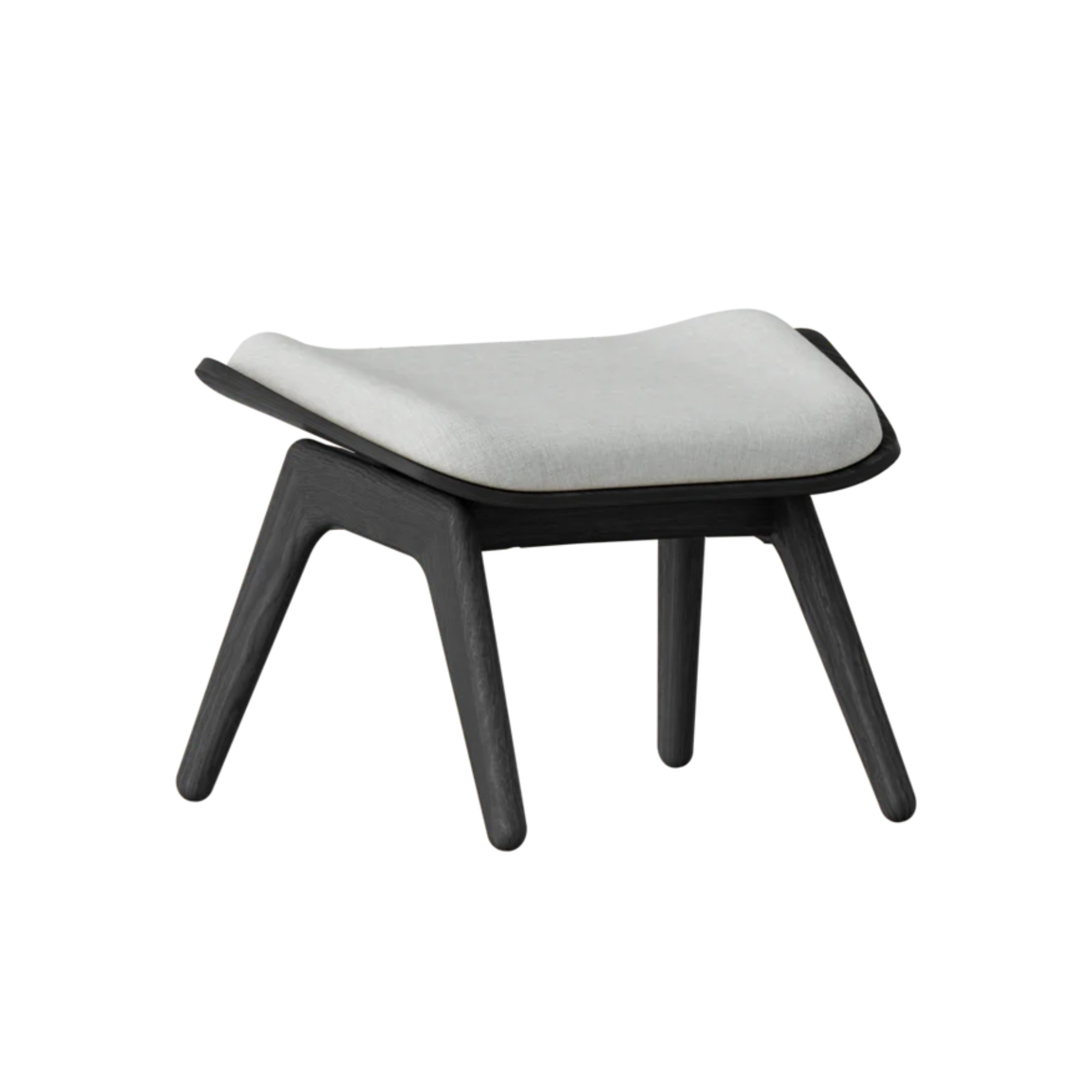 READER footstool baby blue with black base