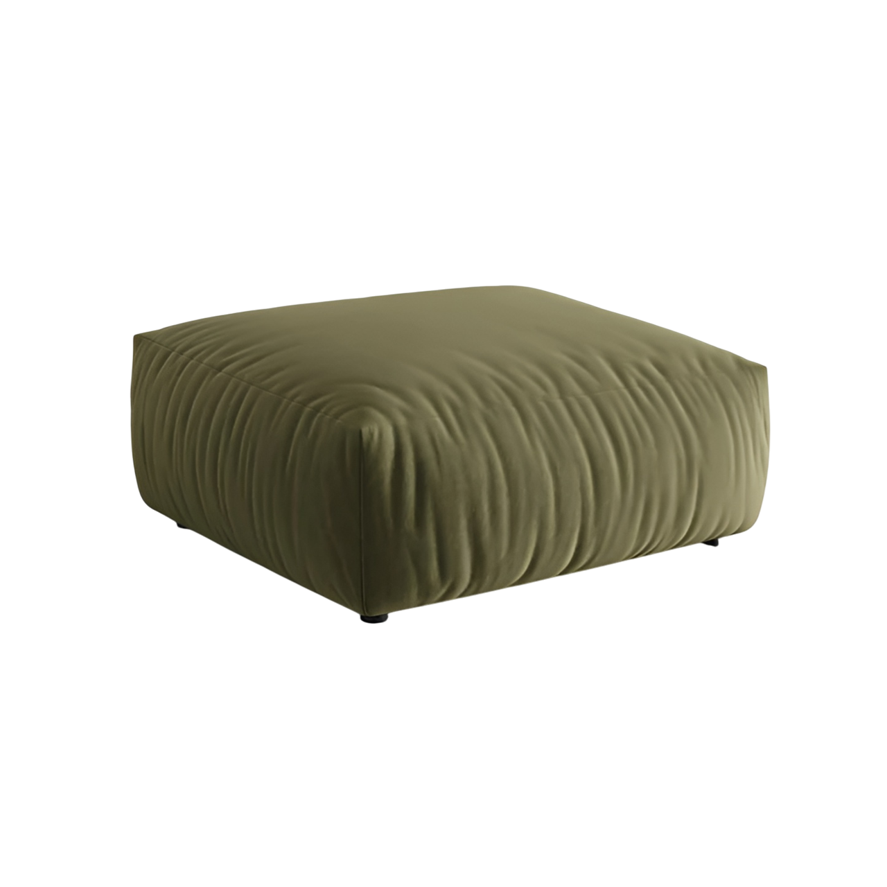 Samt Pouf CHRIS grün