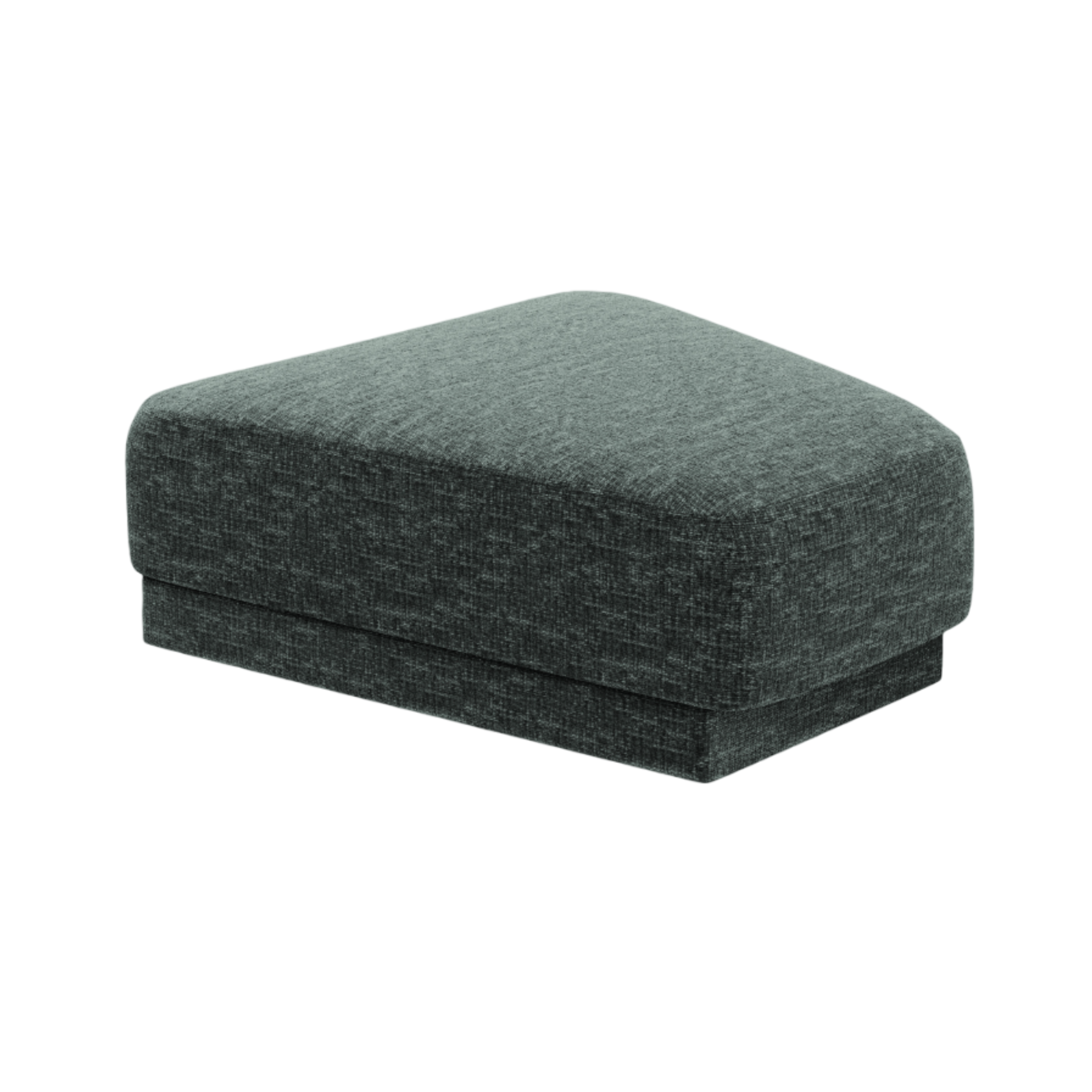 Pouf / Modul MILEY petrolblau samtig