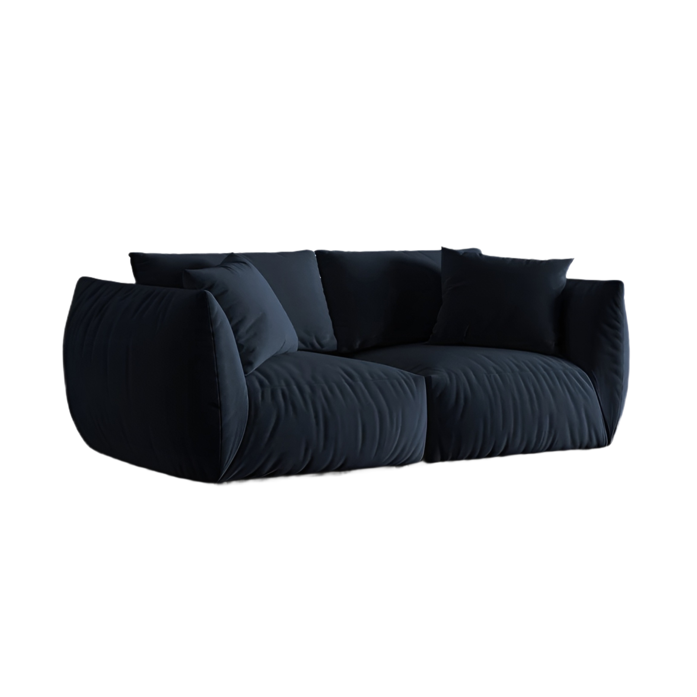 CHRIS 3-Seater Velvet Sofa Royal Blue