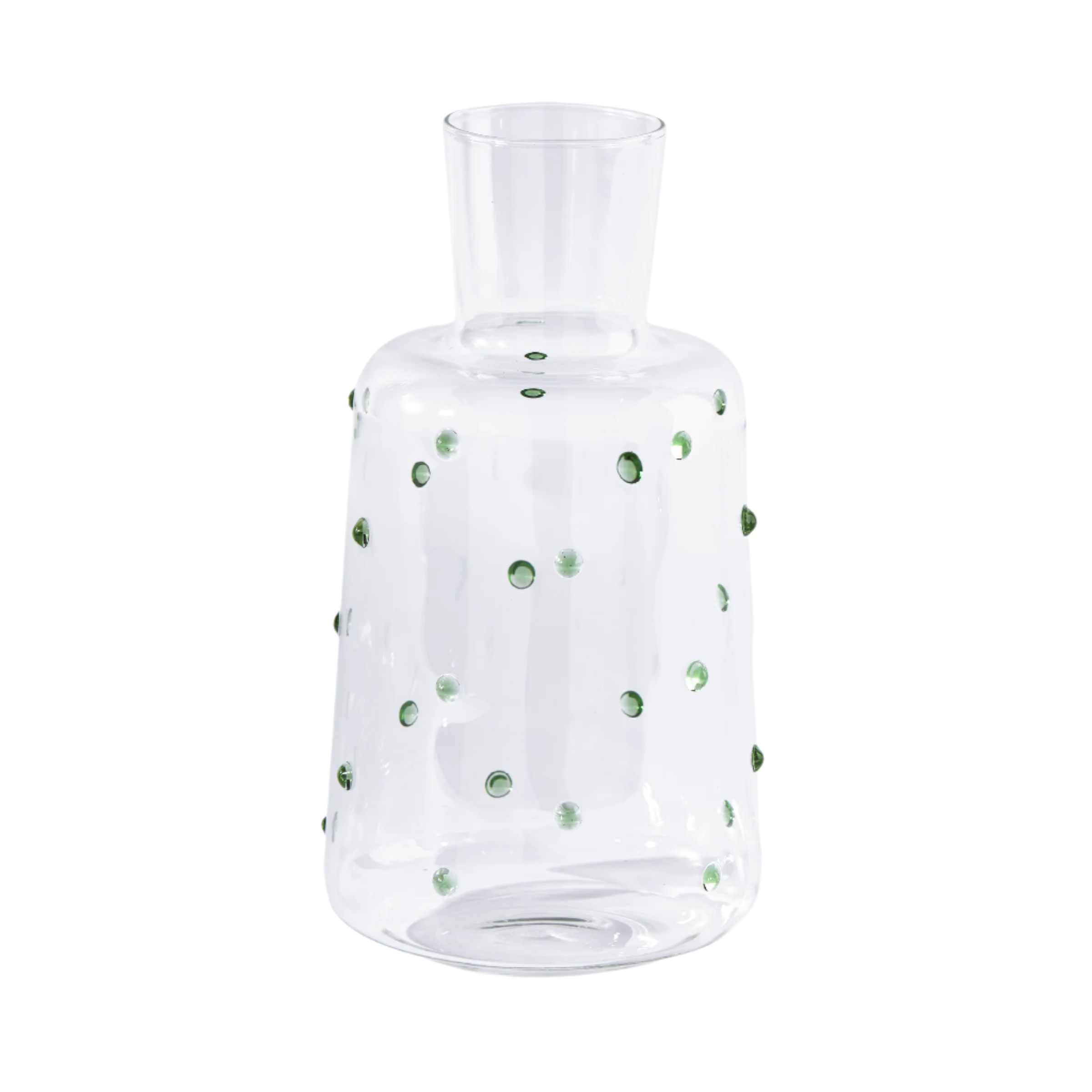 NOB FAT olive glass carafe