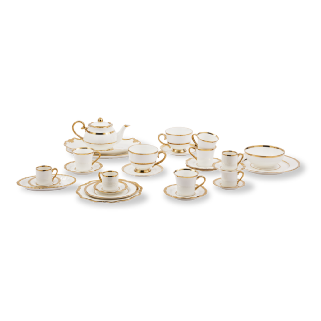 GOLDEN FINDS porcelain serving set