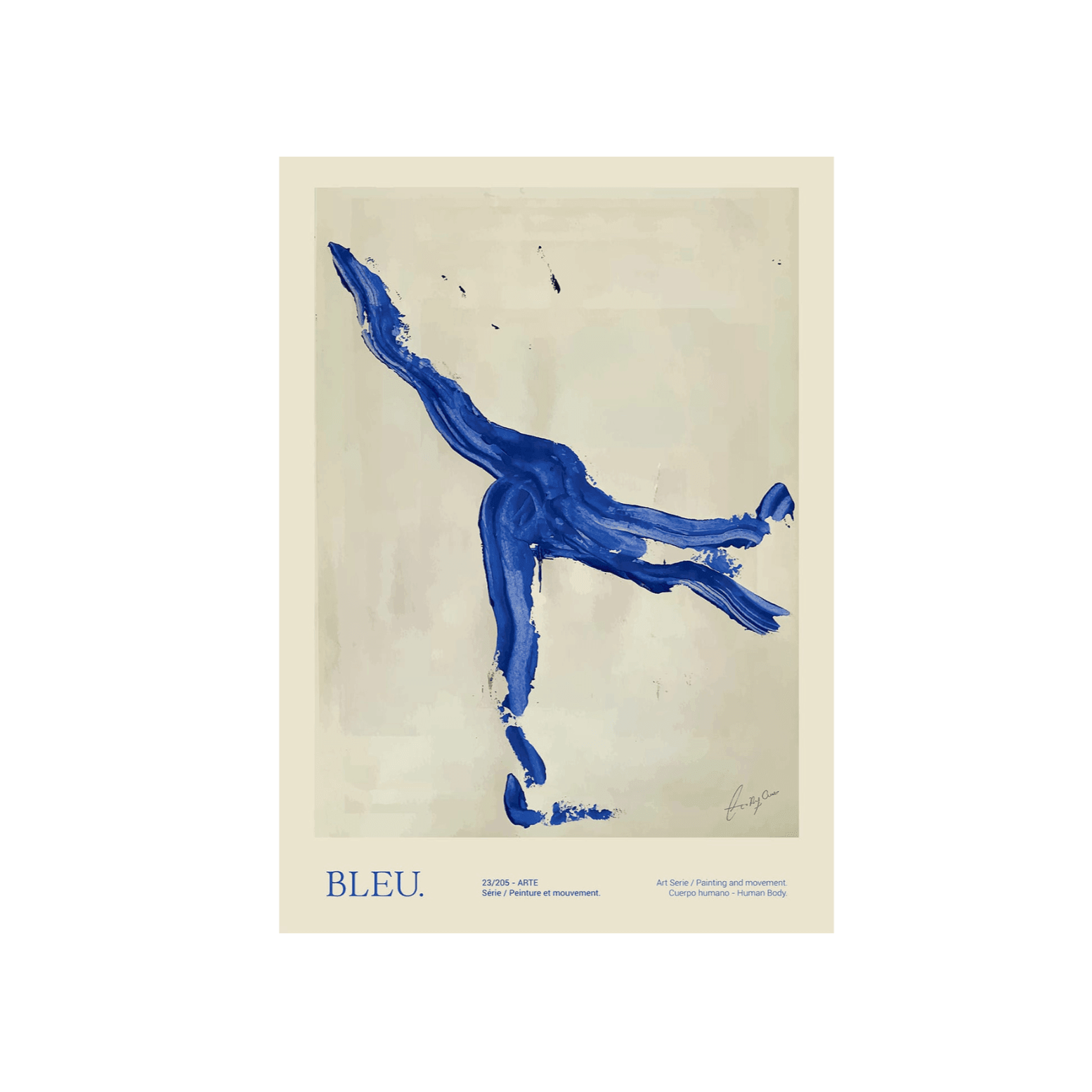 Grafika artystyczna BLEU – The Poster Club