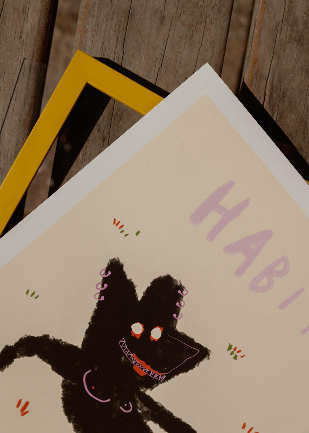 Grafika artystyczna HABITAT The Poster Club Eye on Design