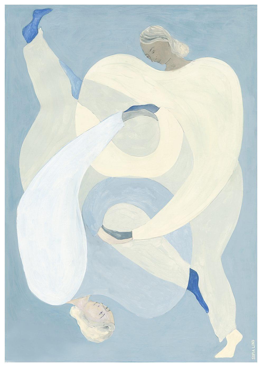 Grafika artystyczna HOLD YOU - BLUE – The Poster Club