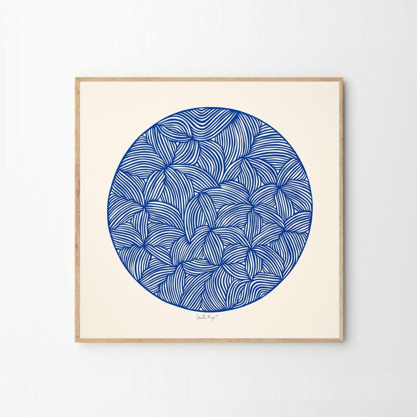 Grafika artystyczna MOON NO. 02 The Poster Club Eye on Design