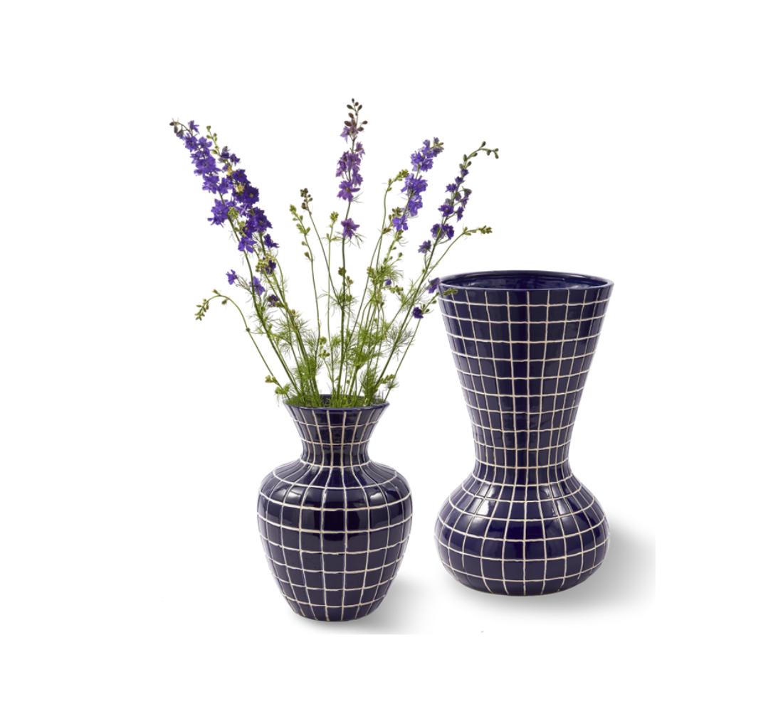 HAMAM dark blue vase