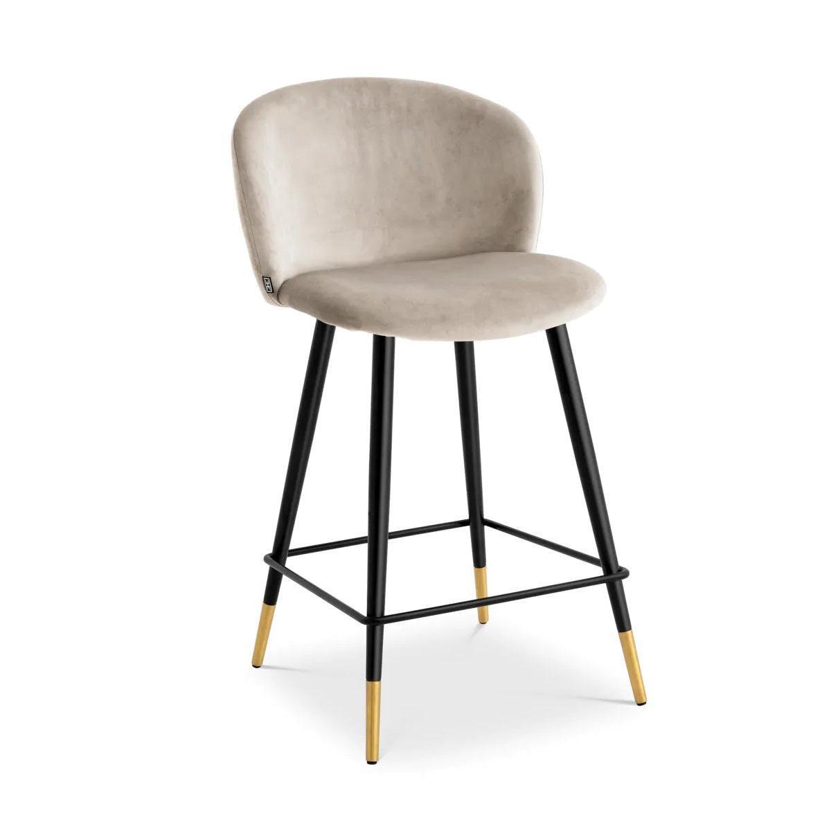 Hoker aksamitny VOLANTE beżowy Eichholtz Eye on Design