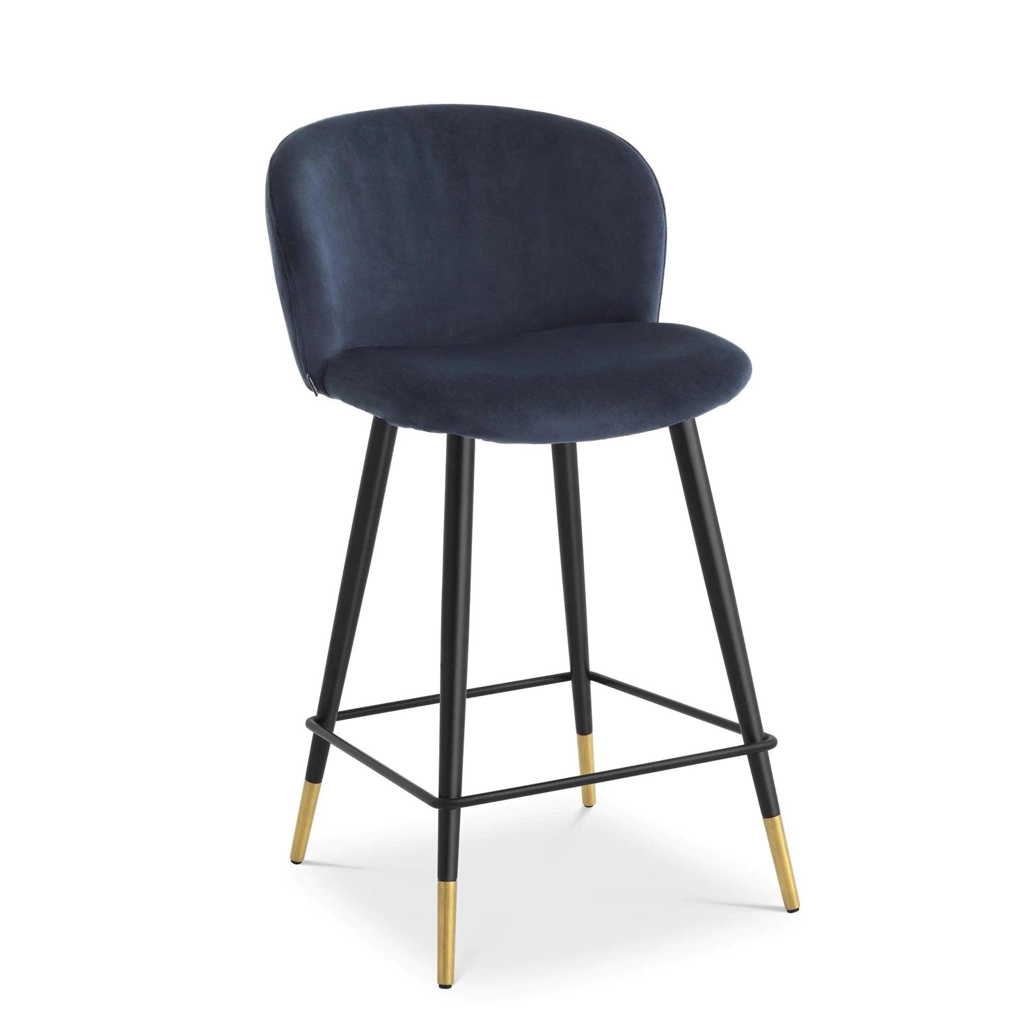 Hoker aksamitny VOLANTE granatowy Eichholtz Eye on Design