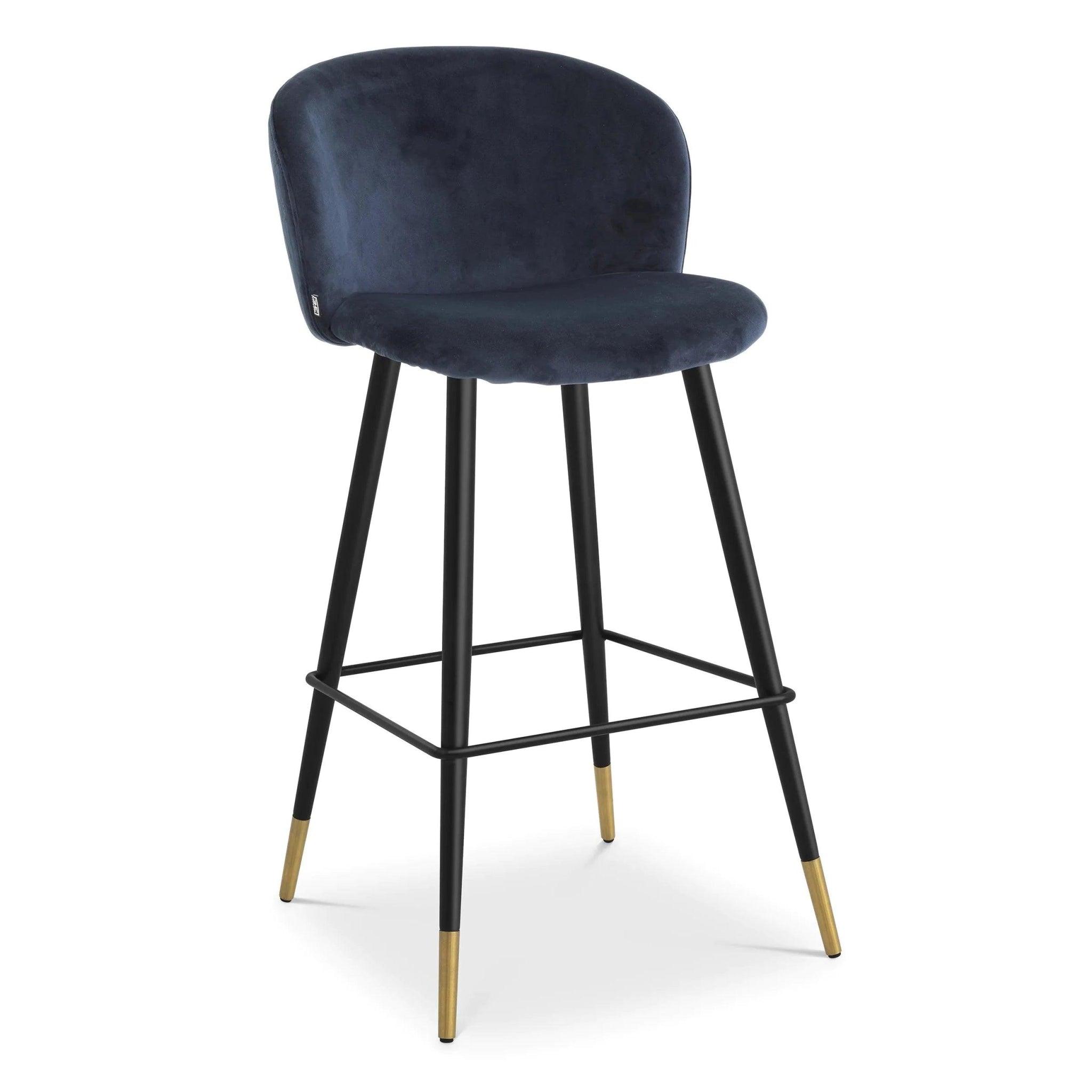 Hoker aksamitny VOLANTE granatowy Eichholtz Eye on Design