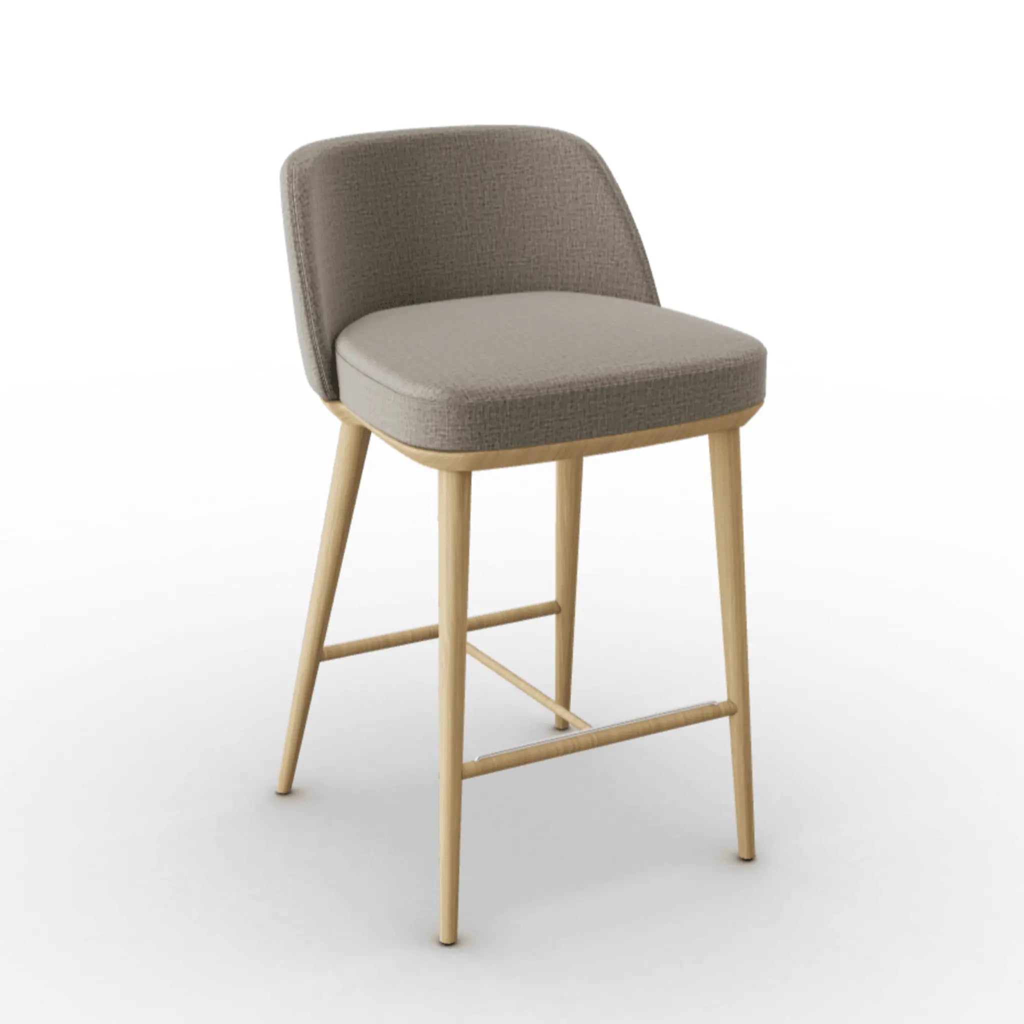 Hoker FOYER melanż piaskowy – drewno, Calligaris
