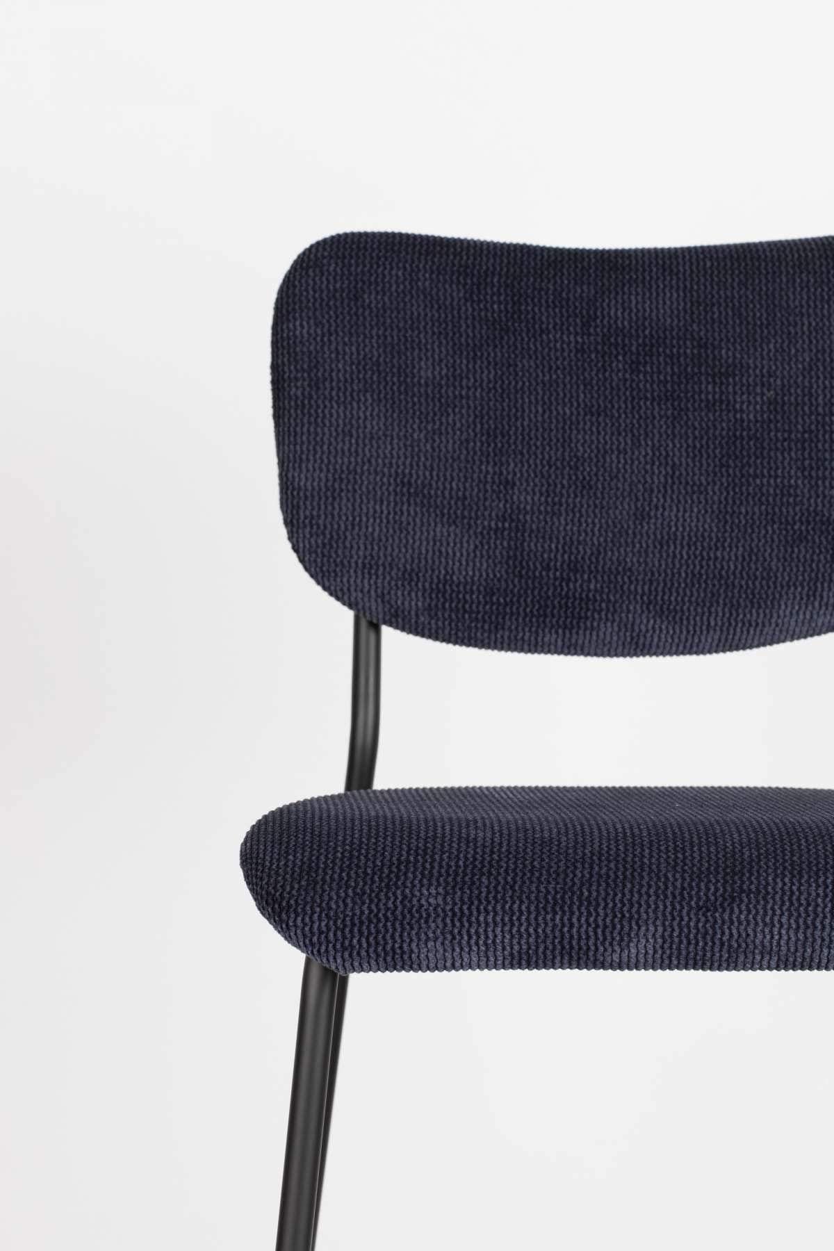 Hoker niski BENSON granatowy Zuiver Eye on Design
