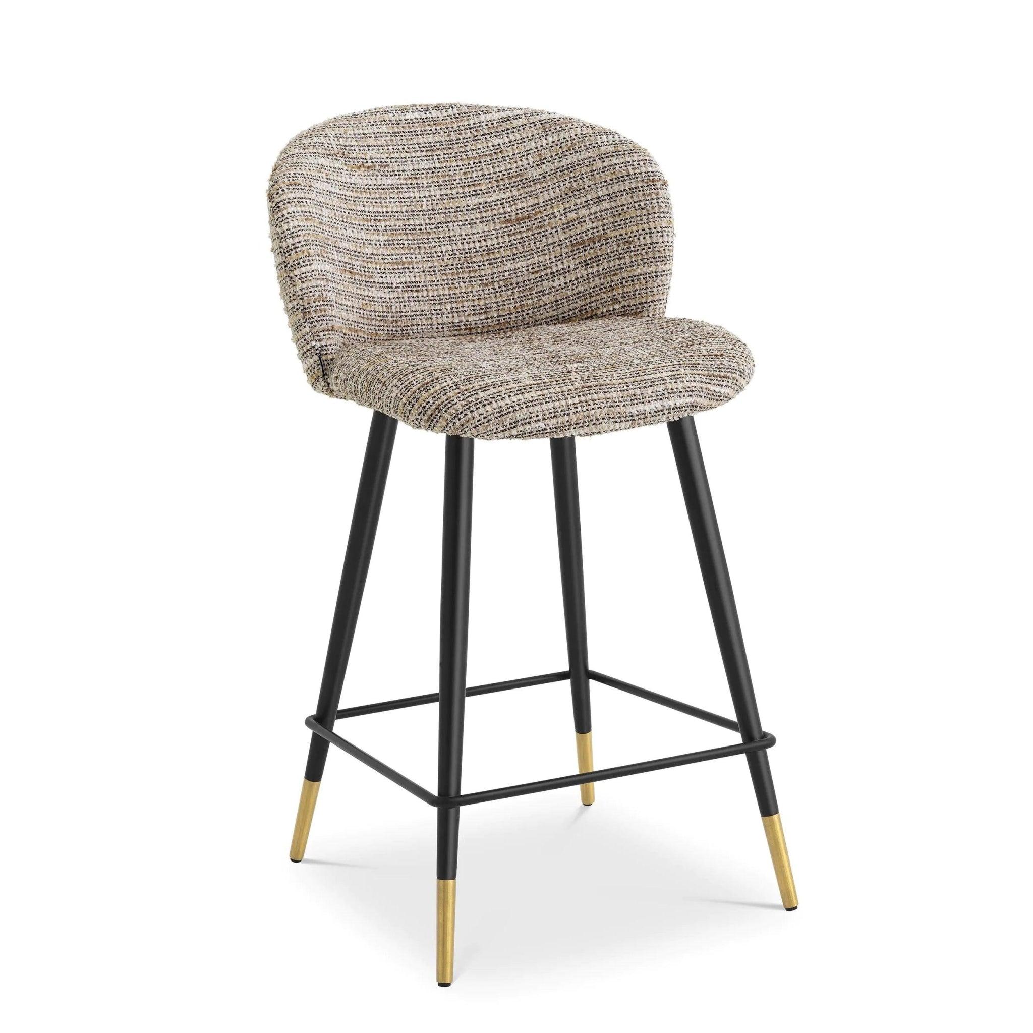 Hoker VOLANTE beżowy melanż Eichholtz 92.5 cm Eye on Design