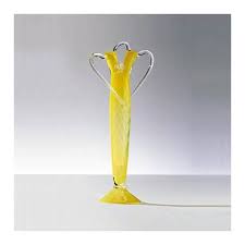 Argencourt vase yellow inflatable glass