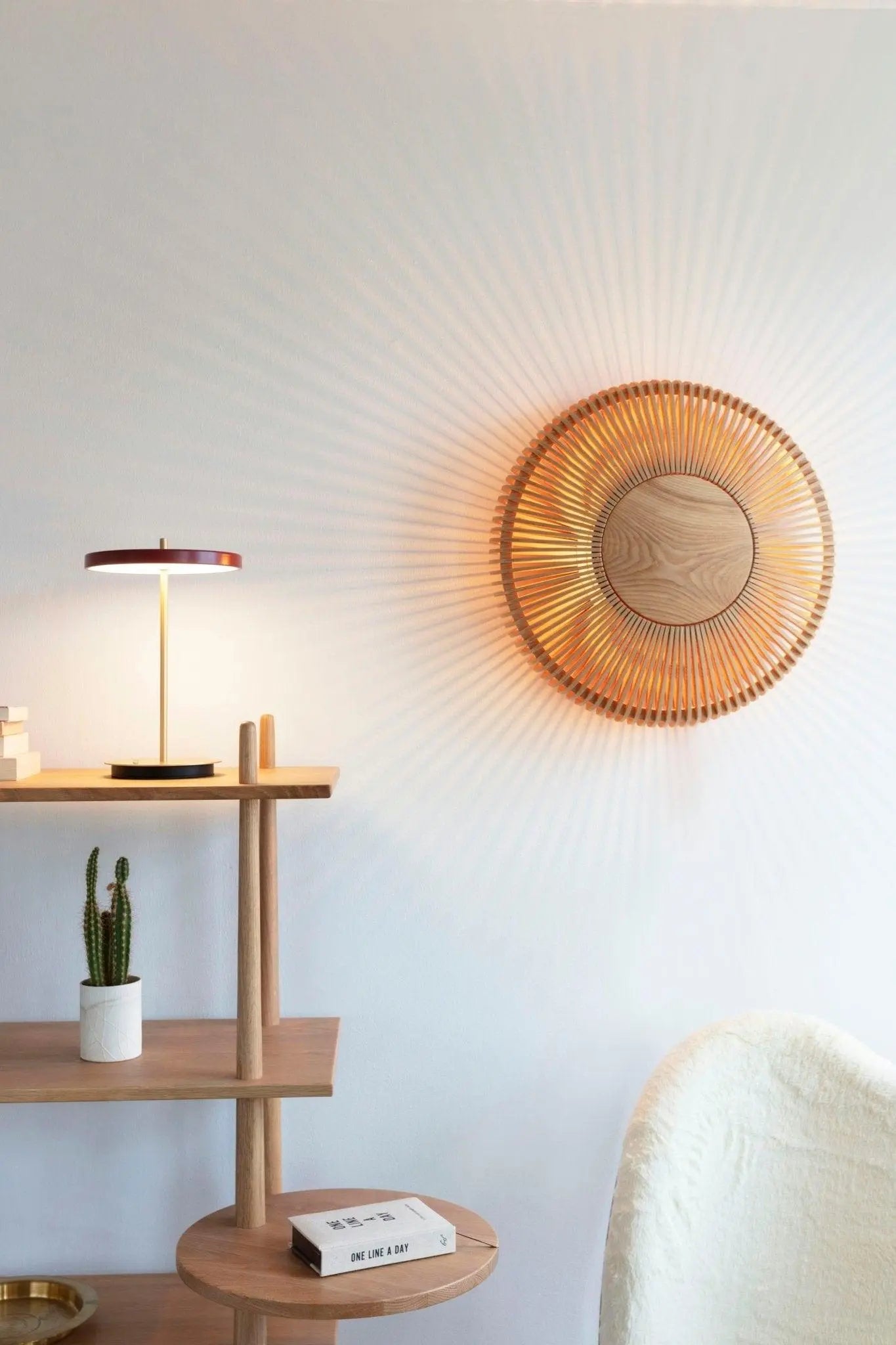 Kinkiet CLAVA UP WOOD dąb – Umage
