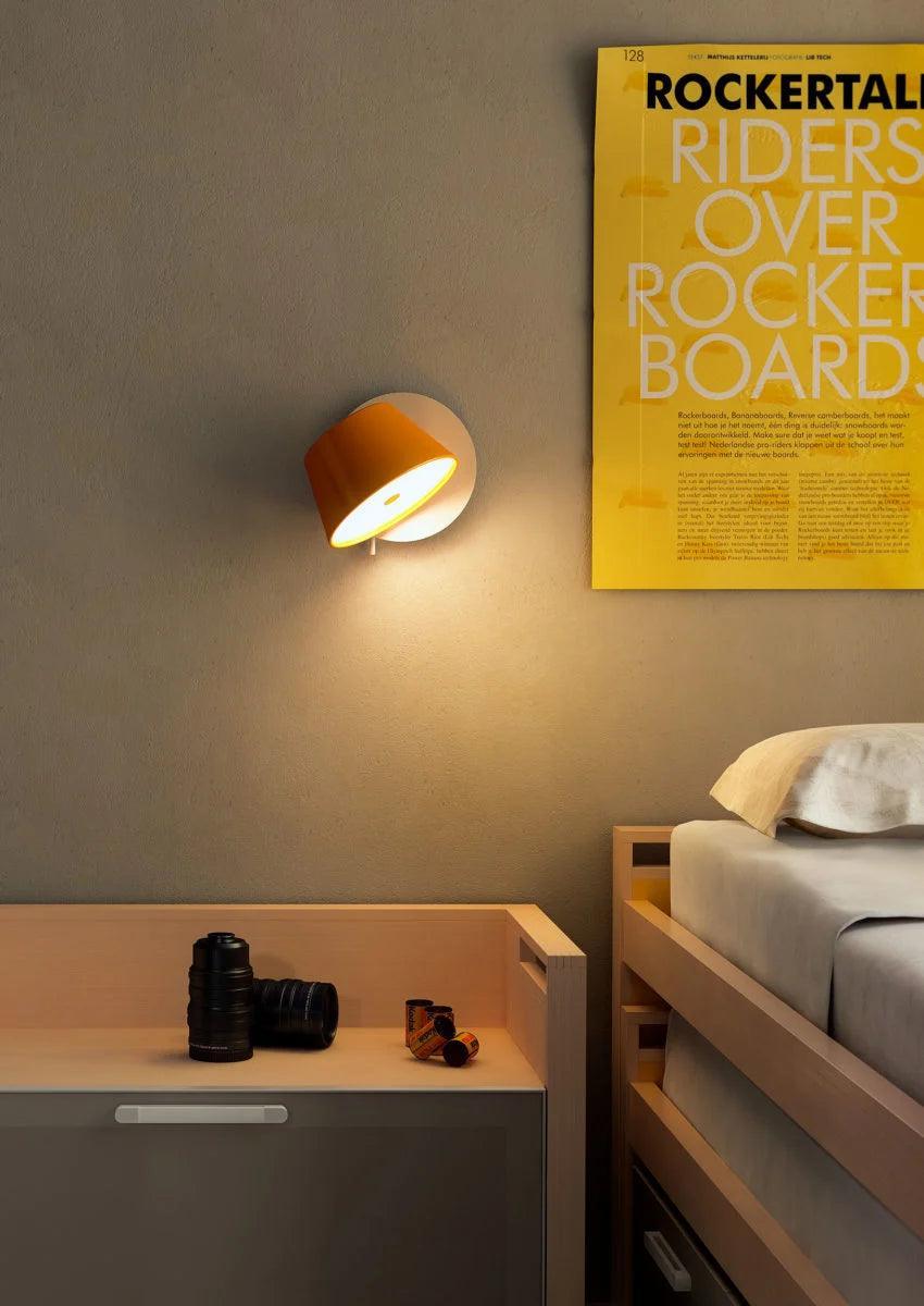 Kinkiet ścienny TAM TAM pomarańczowy Marset Eye on Design