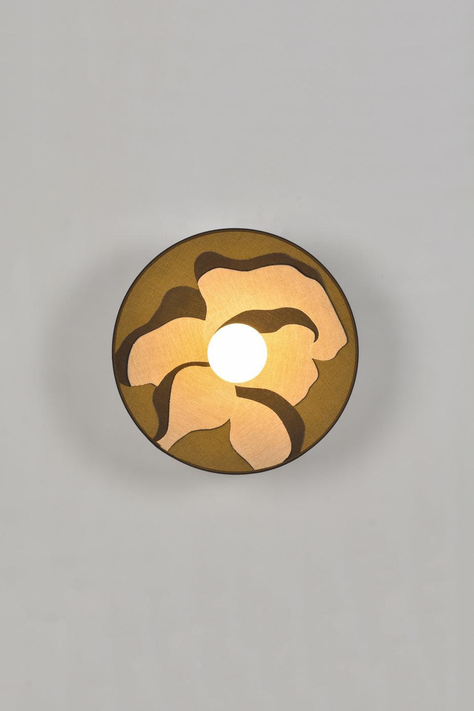 Kinkiet SONIA LAUDET oliwkowy Market Set Eye on Design