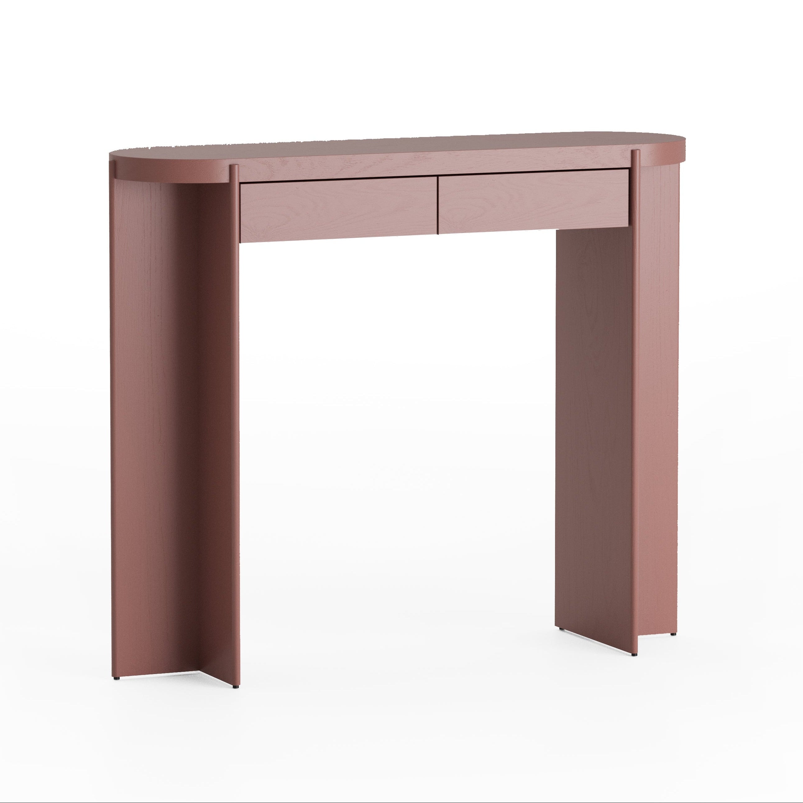 Konsolentisch KIRU DUO rosa Eichenholz