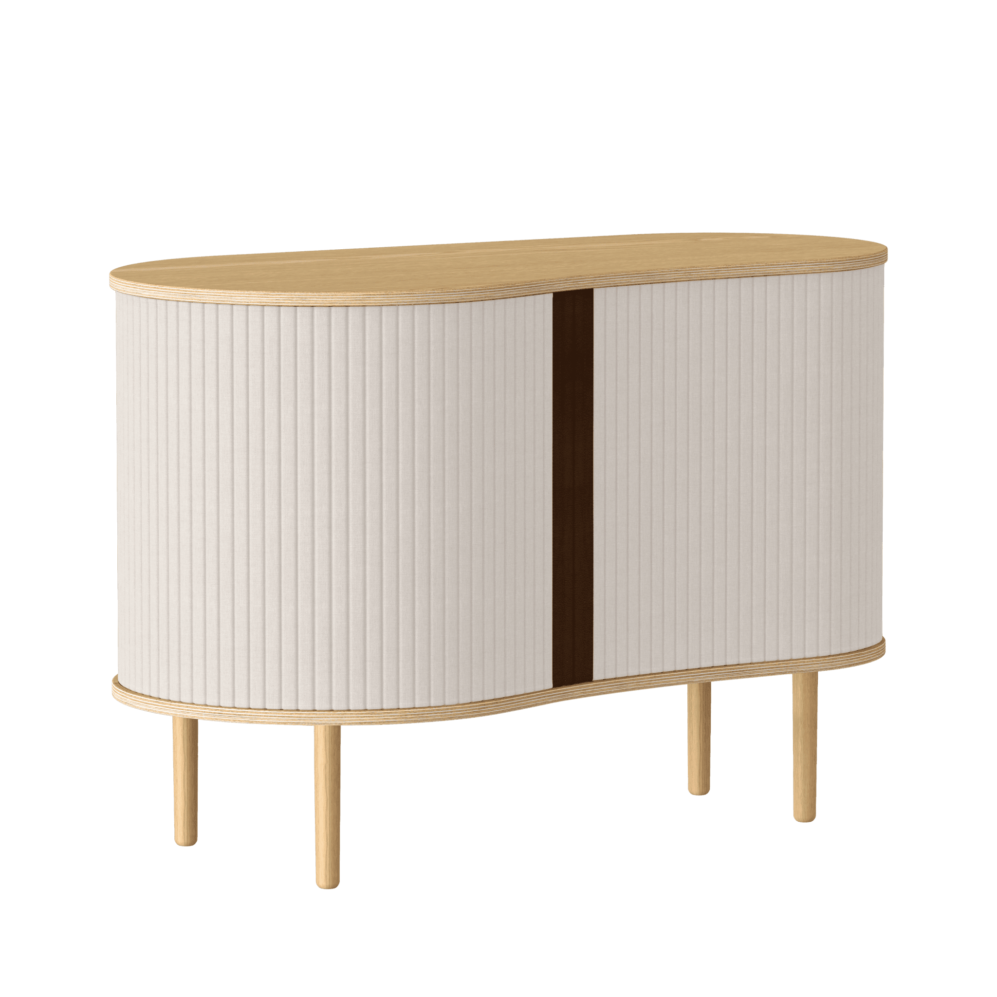 Komoda AUDACIOUS beżowy z dębem UMAGE Eye on Design