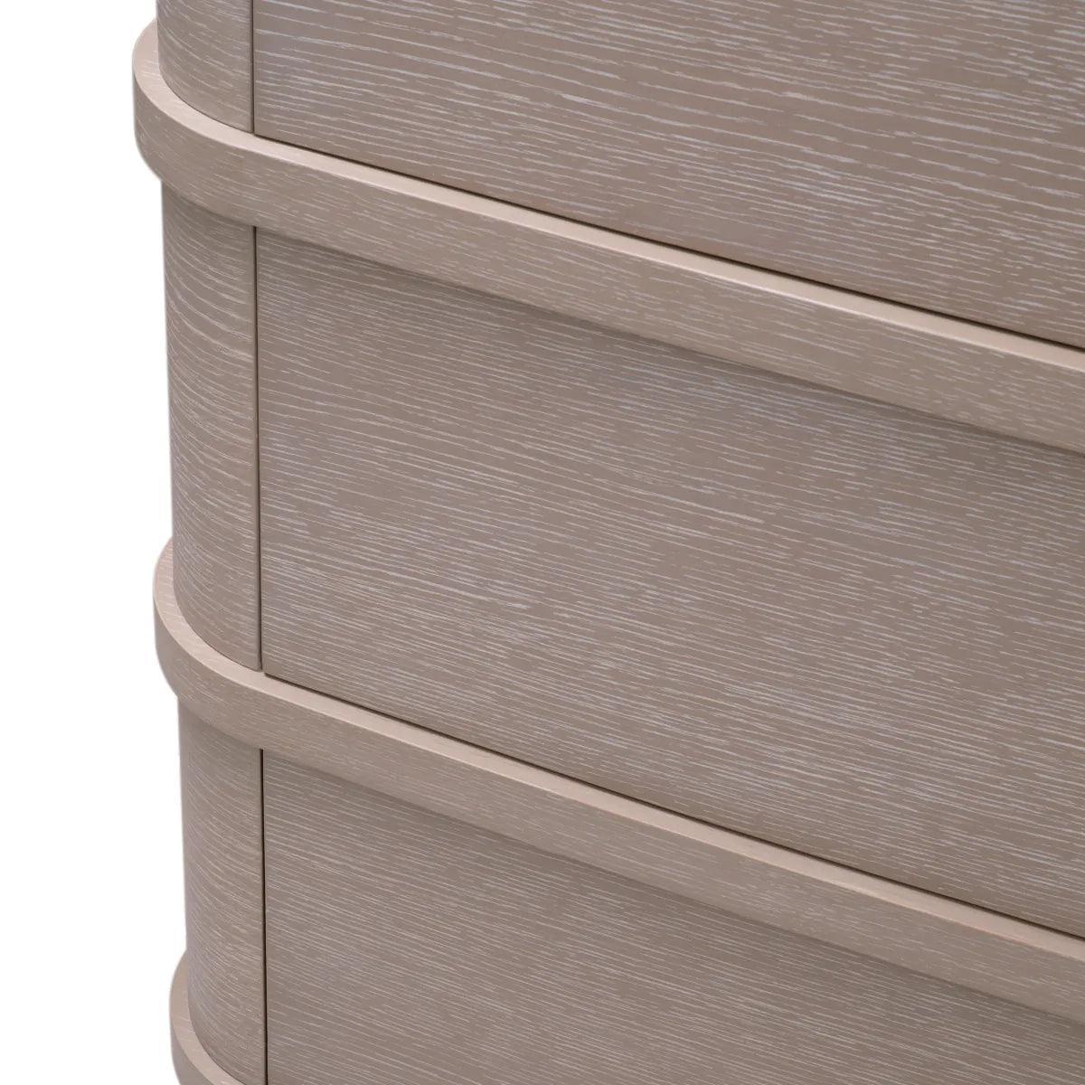 Komoda CABANA fornir dębowy z marmurem bianco Eichholtz Eye on Design