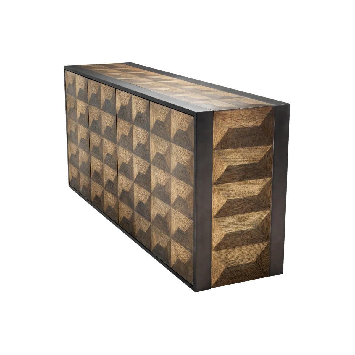 Komoda GREGORIO brązowy fornir dębowy Eichholtz Eye on Design