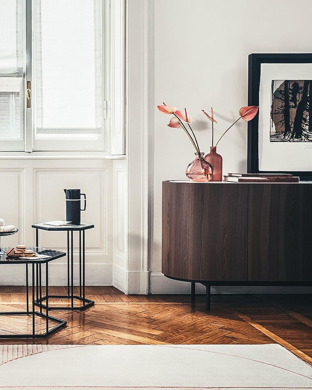 Komoda LAKE ciemnobrązowy Calligaris Eye on Design