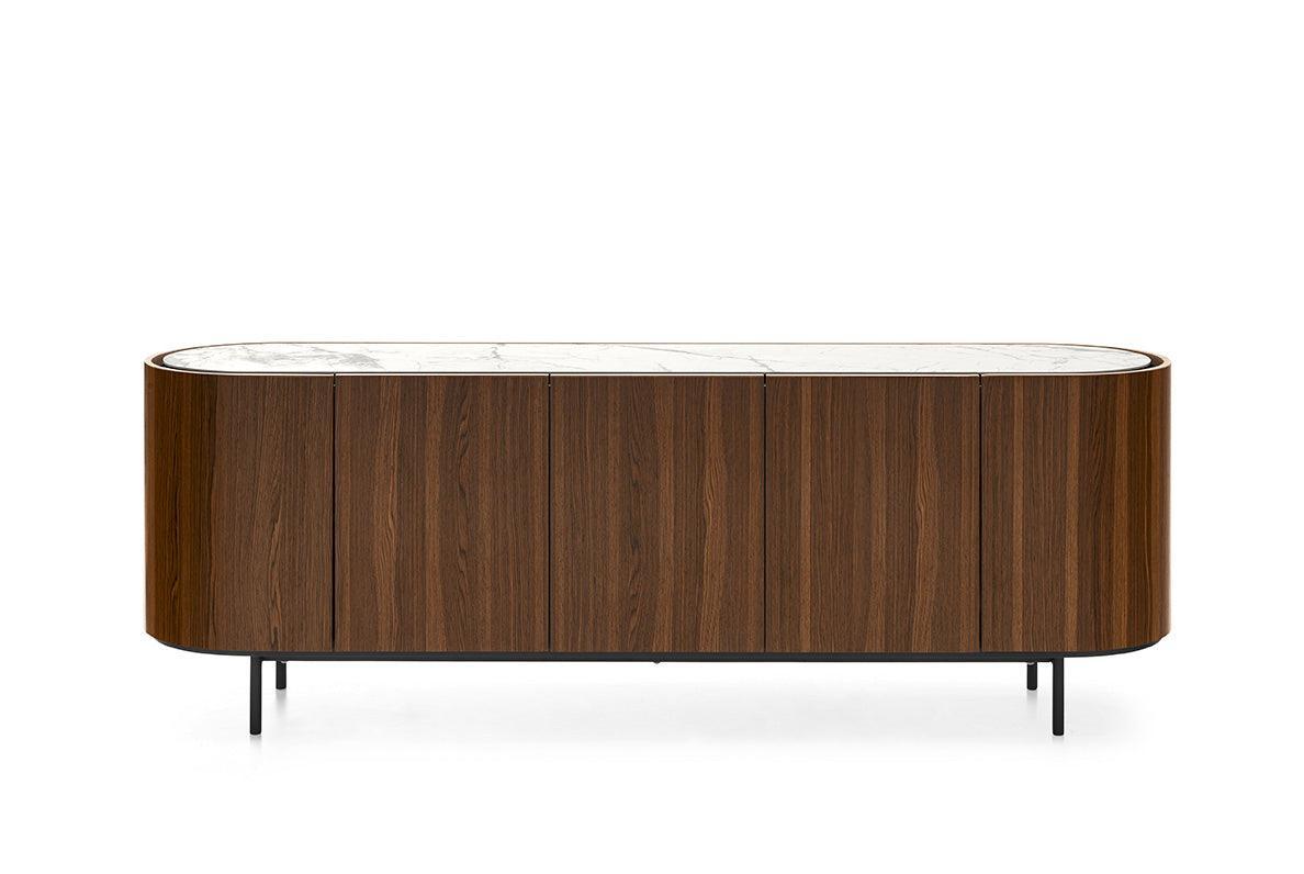 Komoda LAKE ciemnobrązowy Calligaris Eye on Design