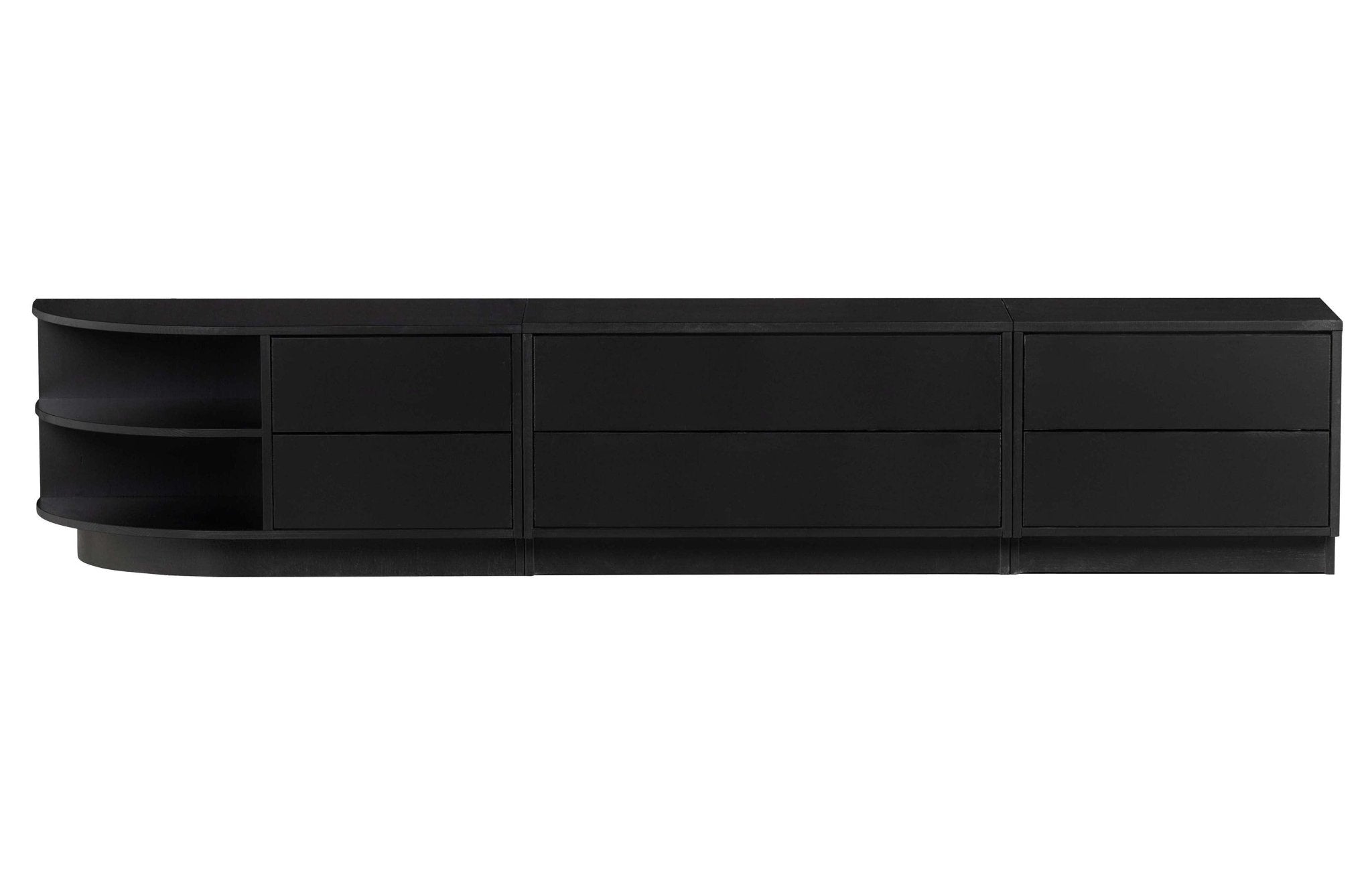 Komoda lewostronna FINCA czarny Woood Exclusive Eye on Design