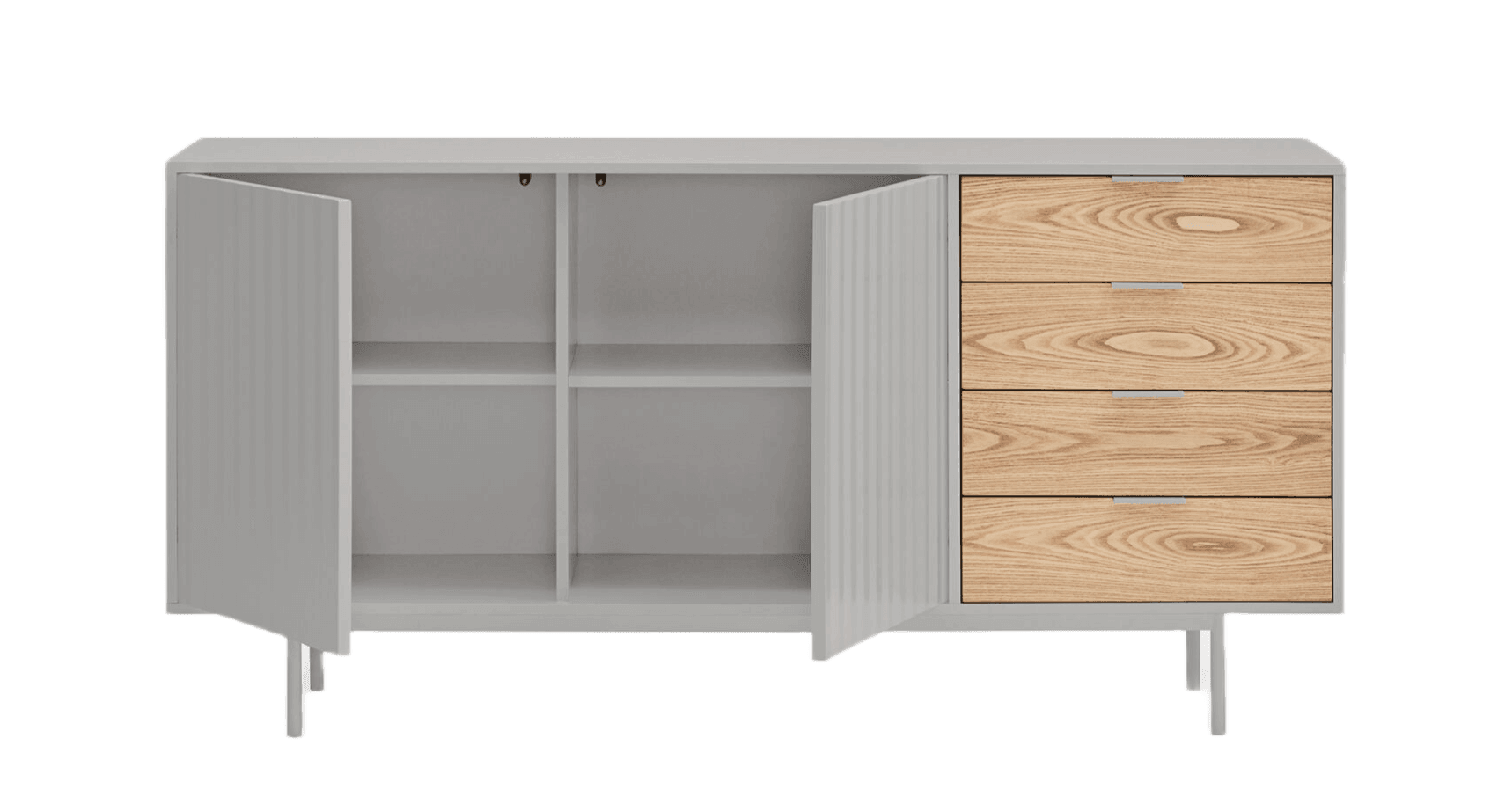 Komoda SIERRA 2D szary Teulat Eye on Design