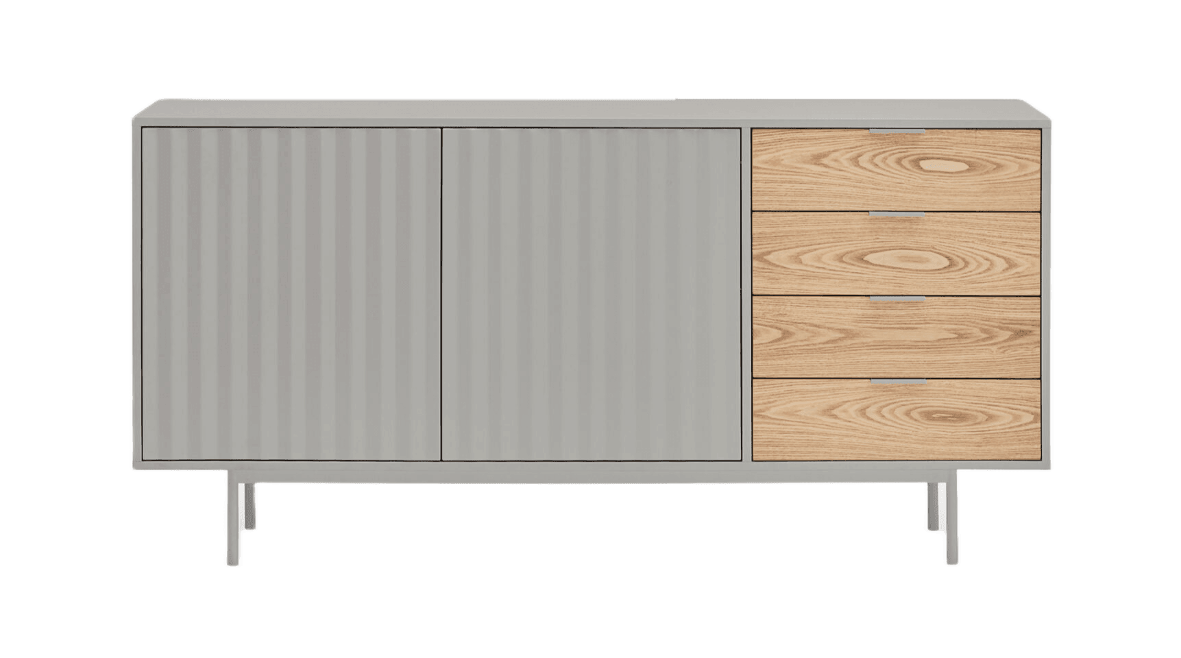 Komoda SIERRA 2D szary Teulat Eye on Design