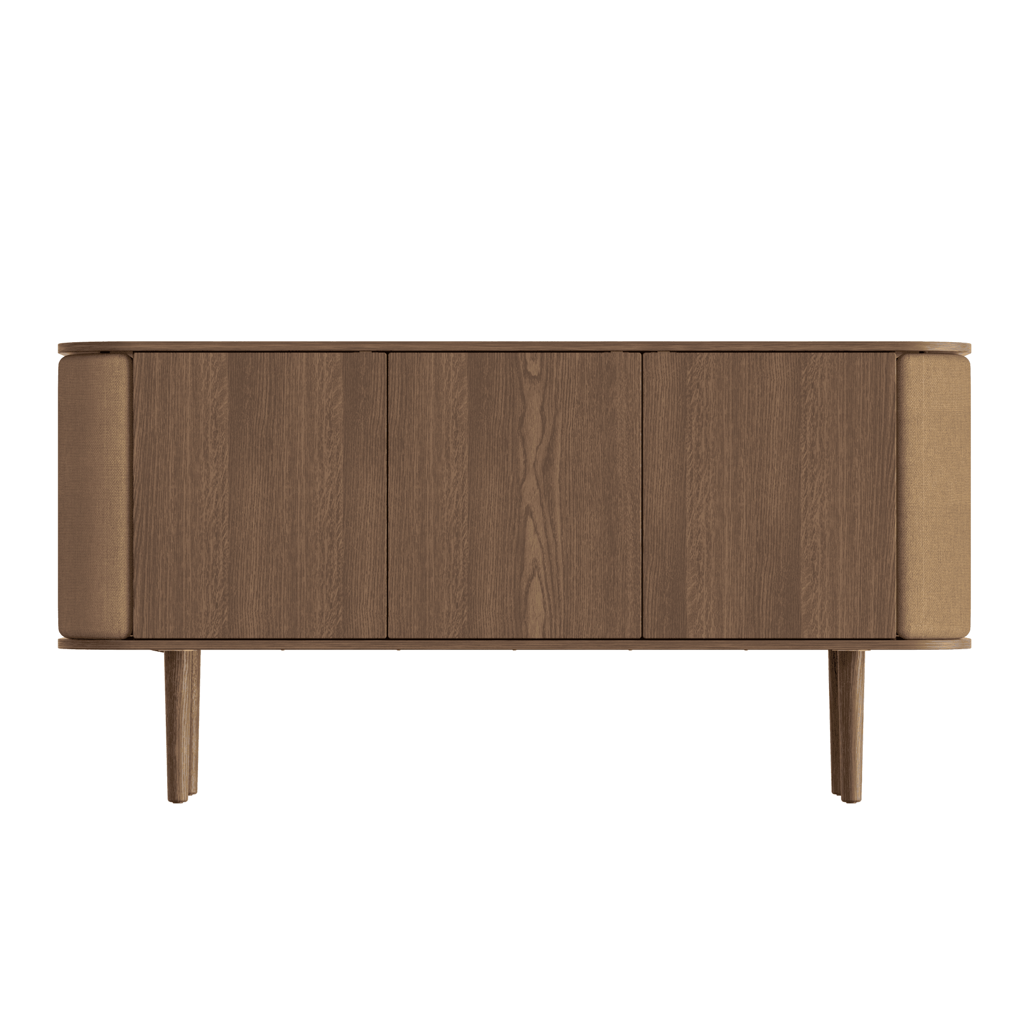 Komoda TREASURES karmelowy z ciemnym dębem UMAGE 3-drzwiowa Eye on Design