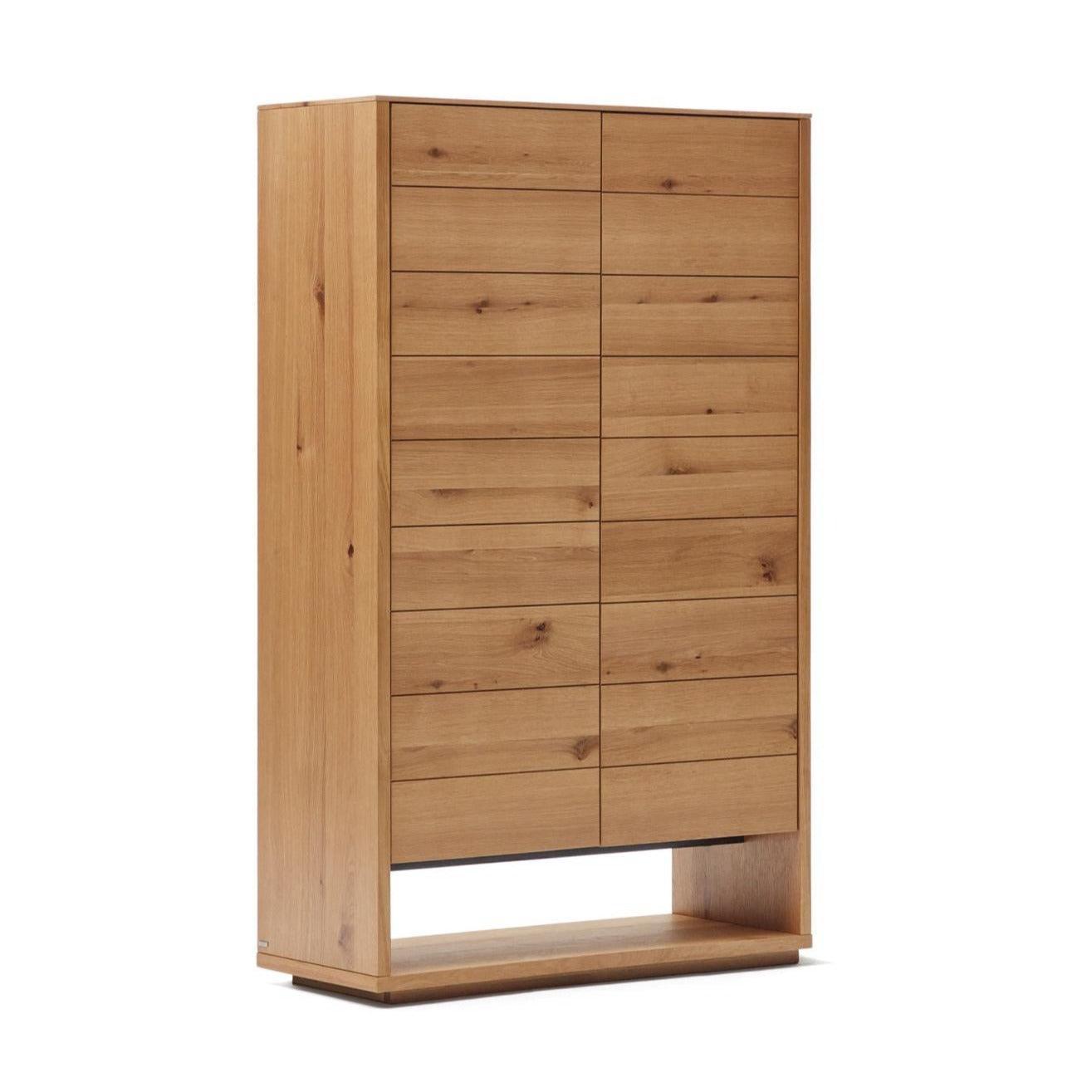 Komoda wysoka 2-drzwiowa ALGUEMA fornir dębowy La Forma Eye on Design