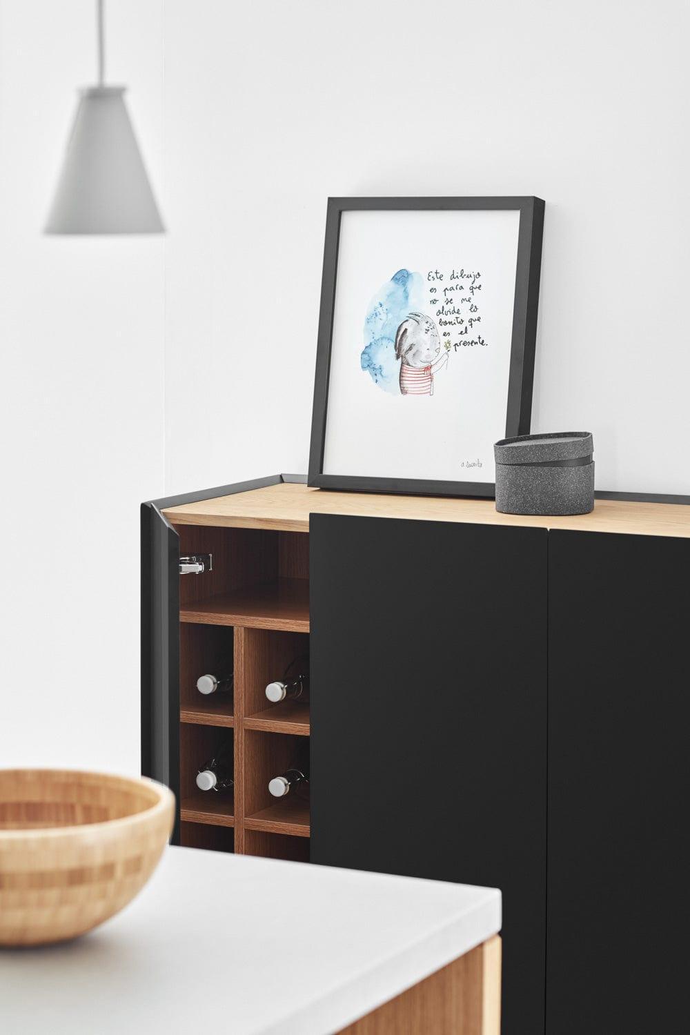 Komoda wysoka ARISTA czarny Teulat Eye on Design