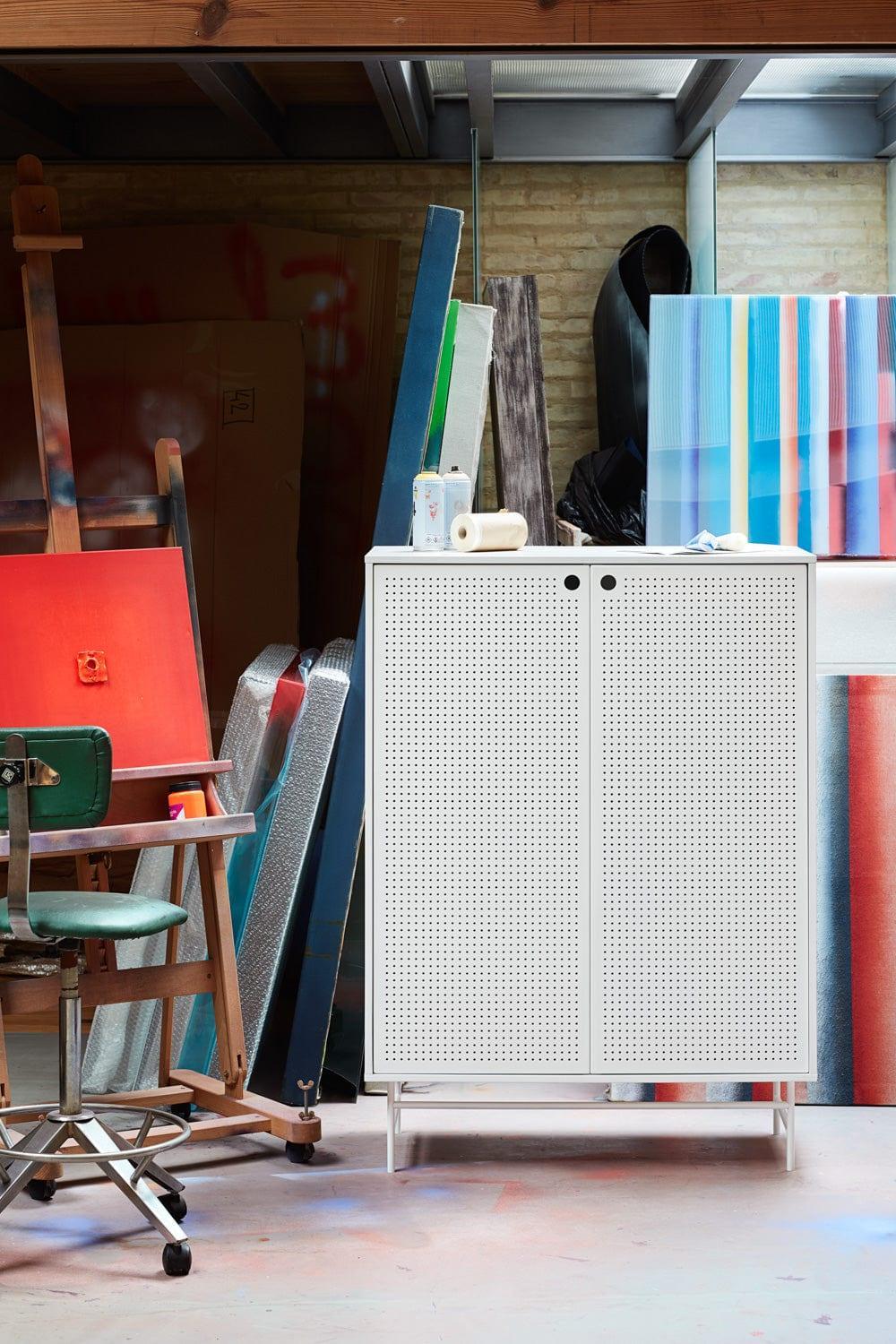 Komoda wysoka PUNTO biały Teulat Eye on Design